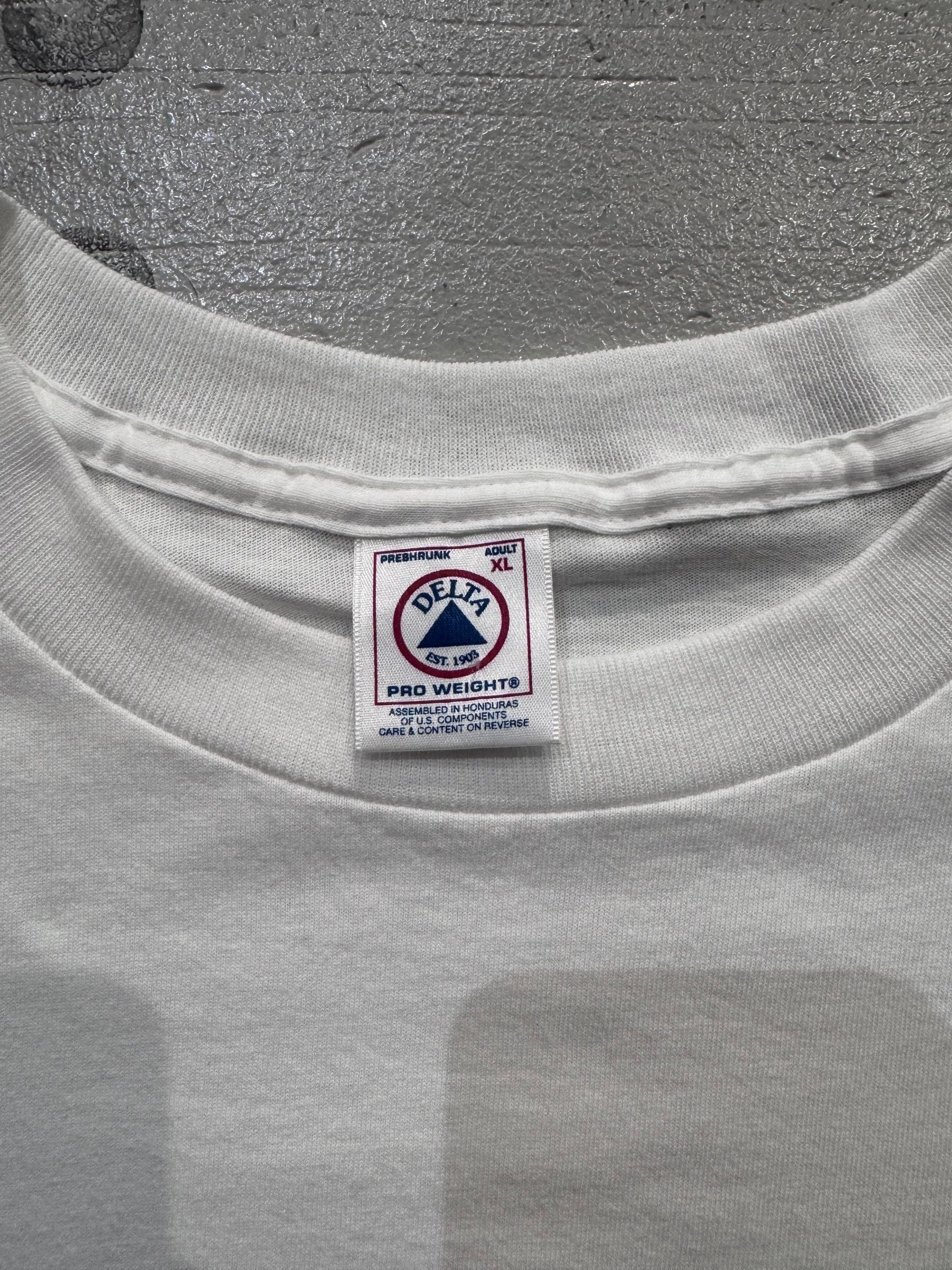 90’s~00’s 「fetish」 USA製 ホワイトTシャツ