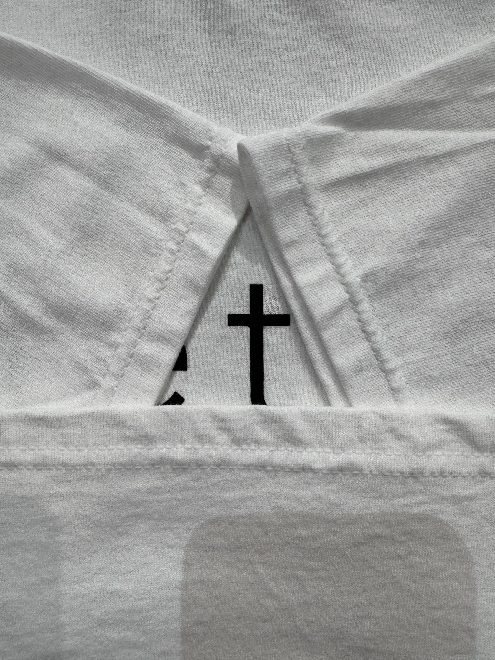 90’s~00’s 「fetish」 USA製 ホワイトTシャツ