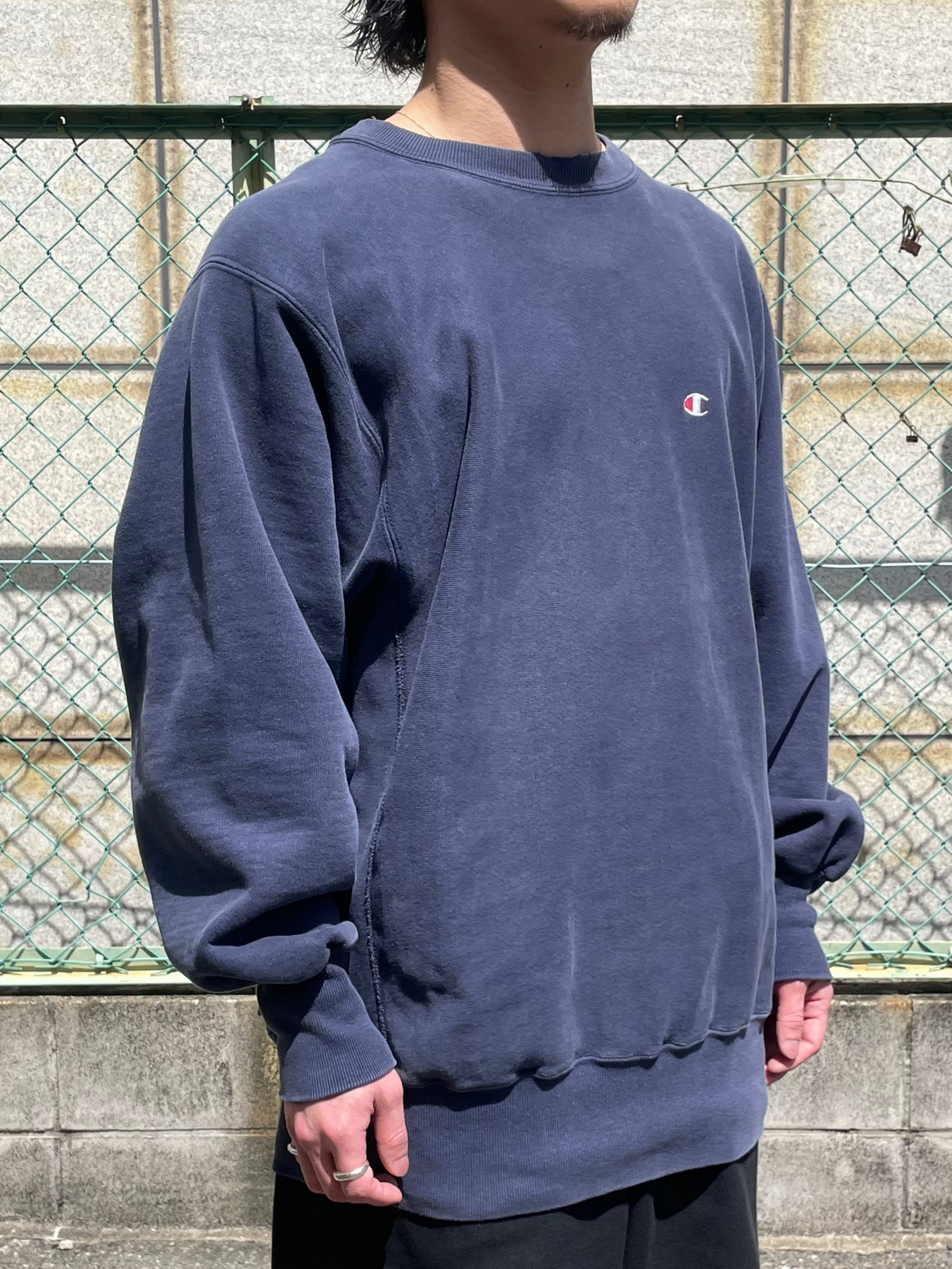 80's CHAMPION「ワンポイント」Reverse Weave USA製 カレッジスウェット