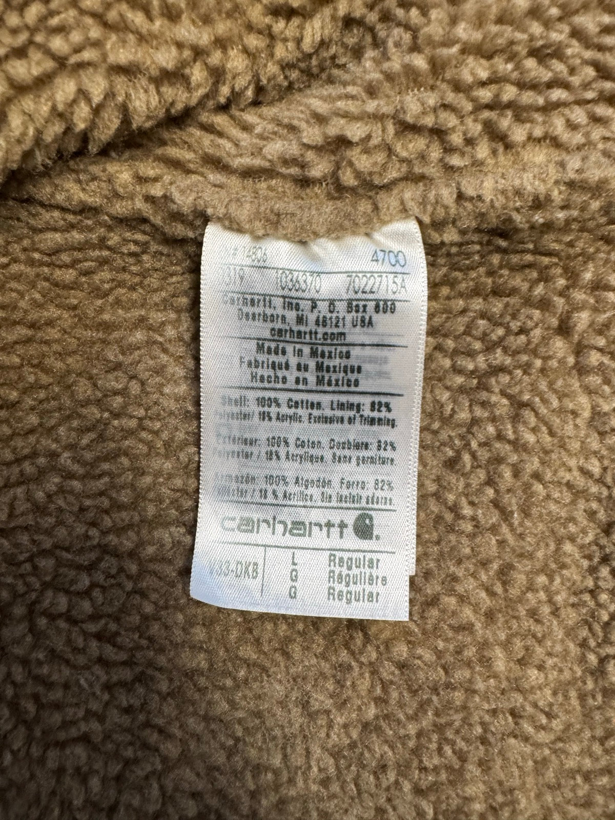 00's CARHARTT「V33-DKB」ダックベスト