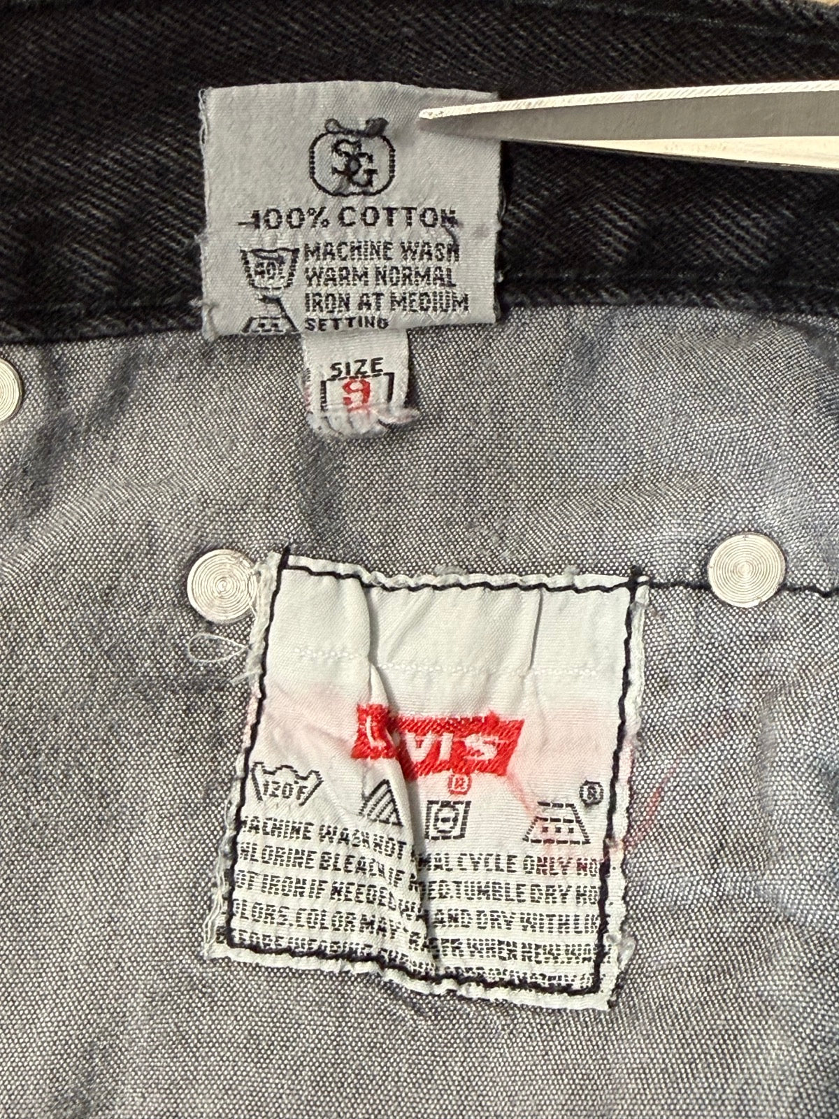 Levi's 「501」ブラックデニムパンツ