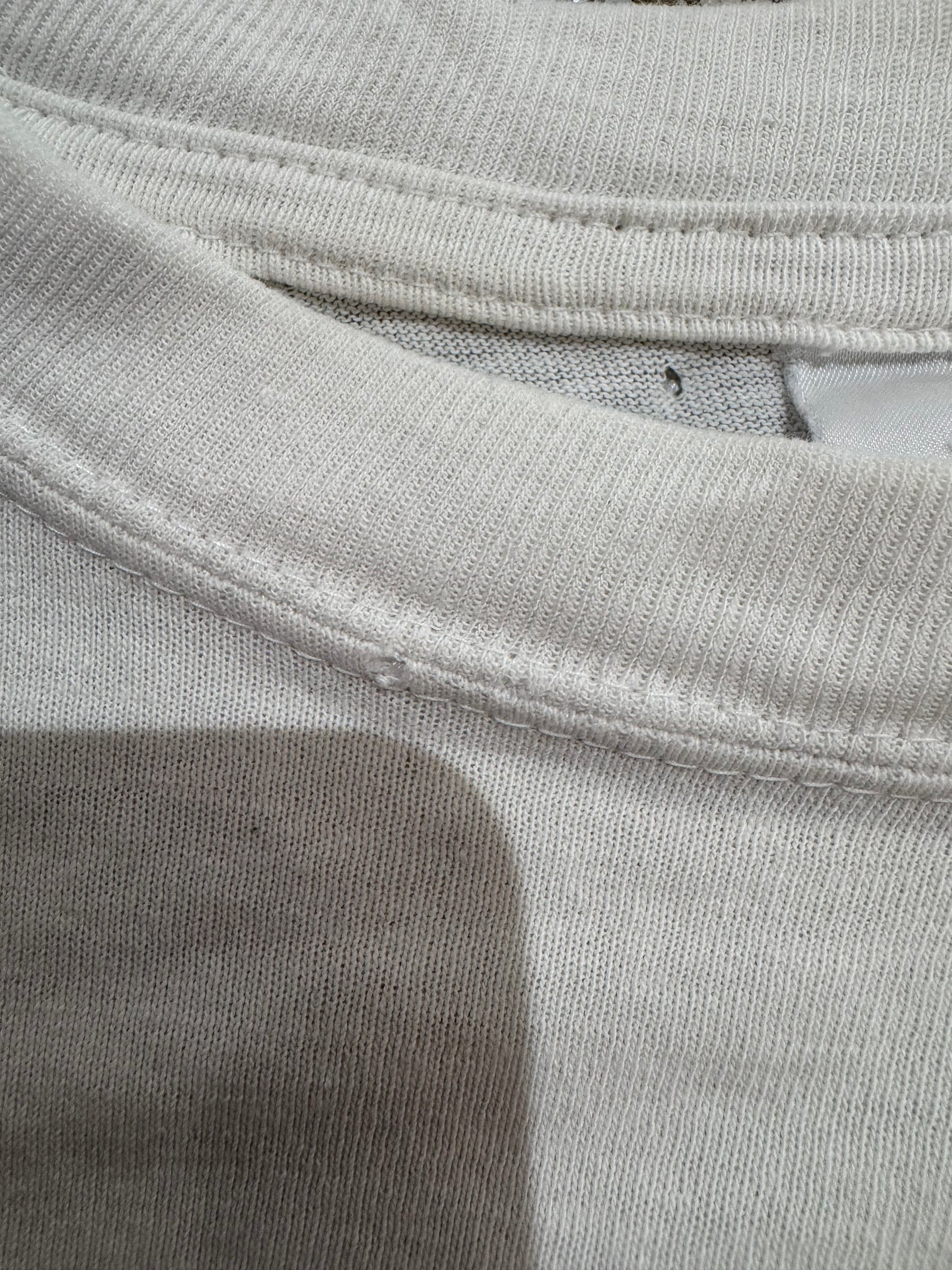 90’s 「Over Print」ホワイトTシャツ