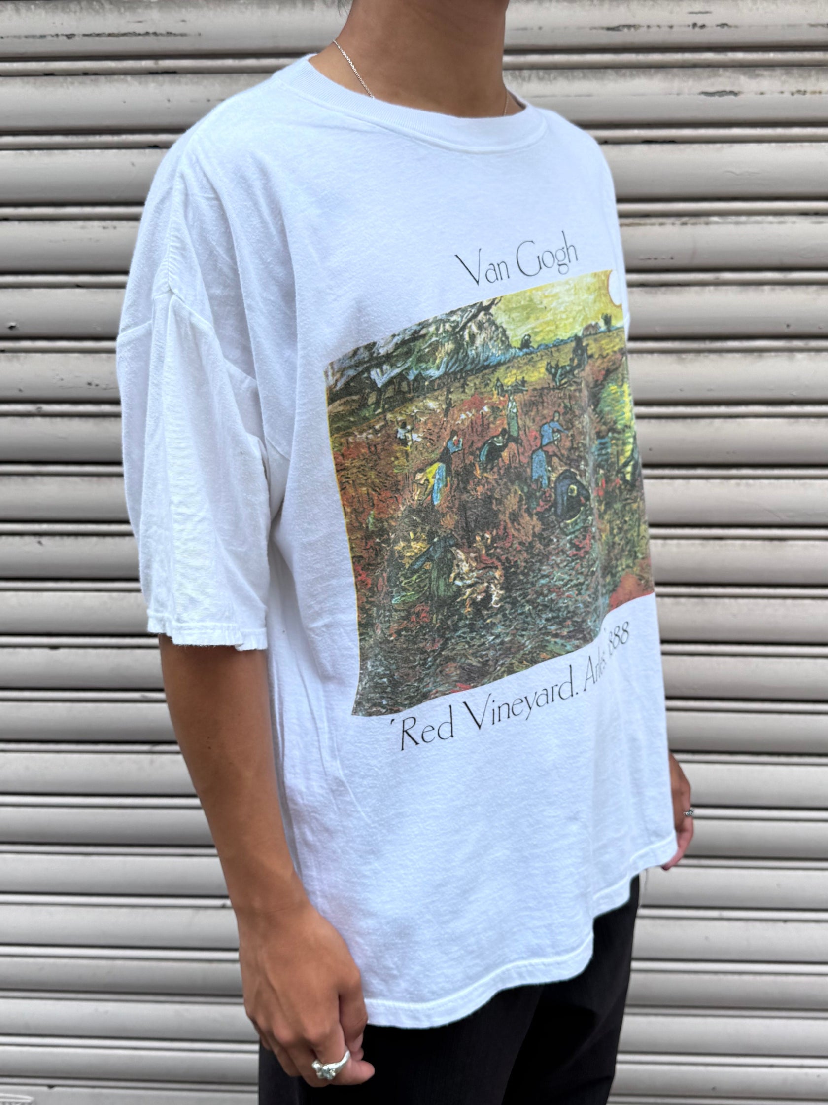 90’s Van Gogh「Red Vineyard」アートTシャツ