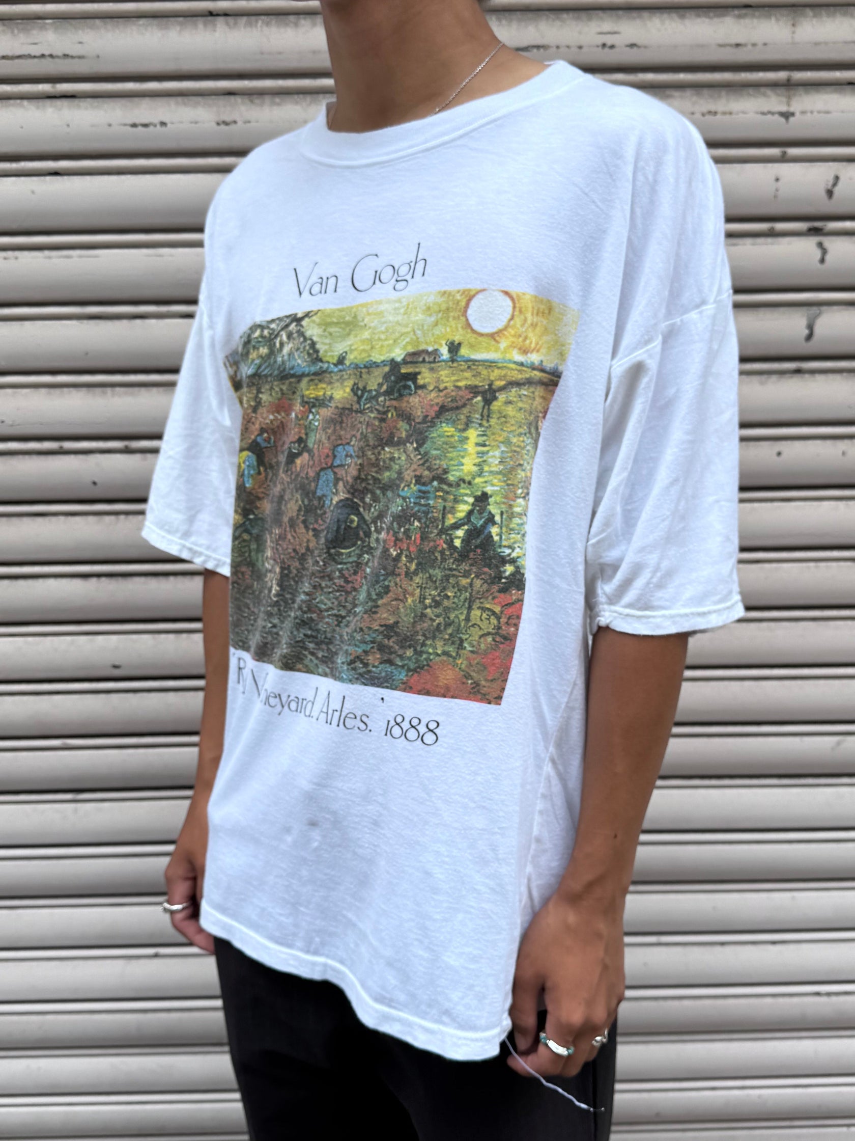 90’s Van Gogh「Red Vineyard」アートTシャツ