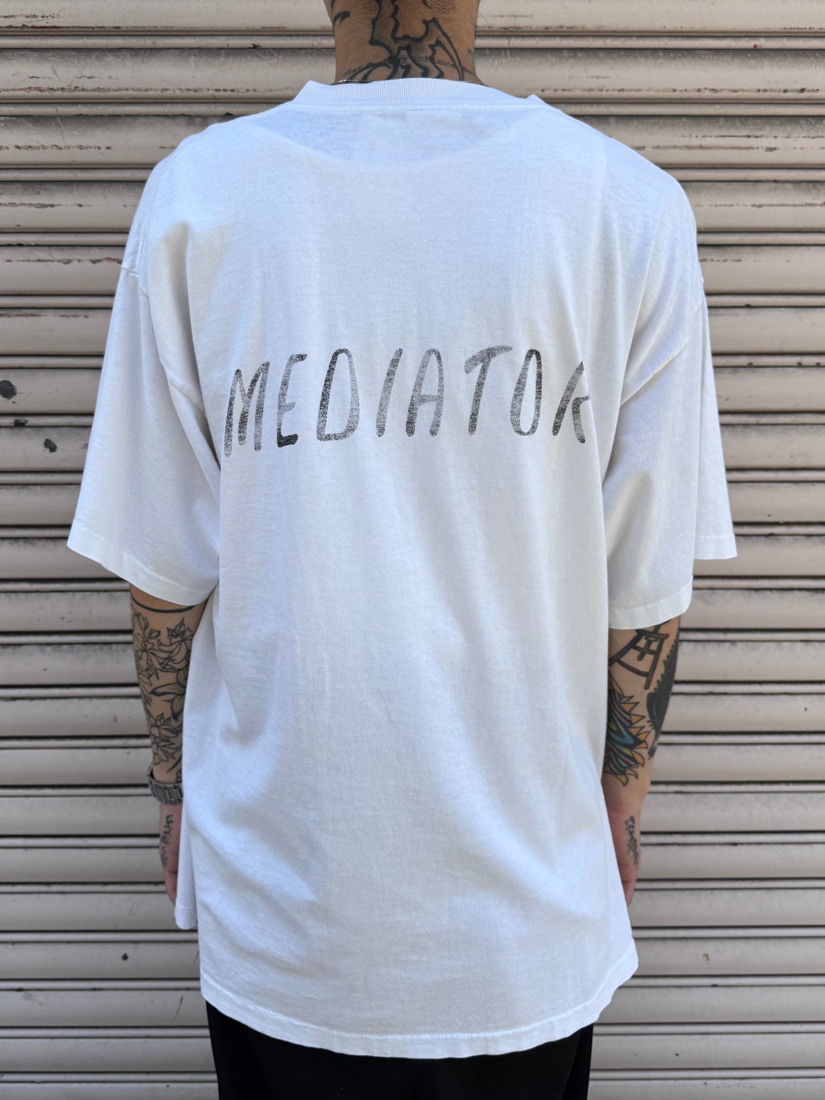 90's「Stopping Violence」アートTシャツ