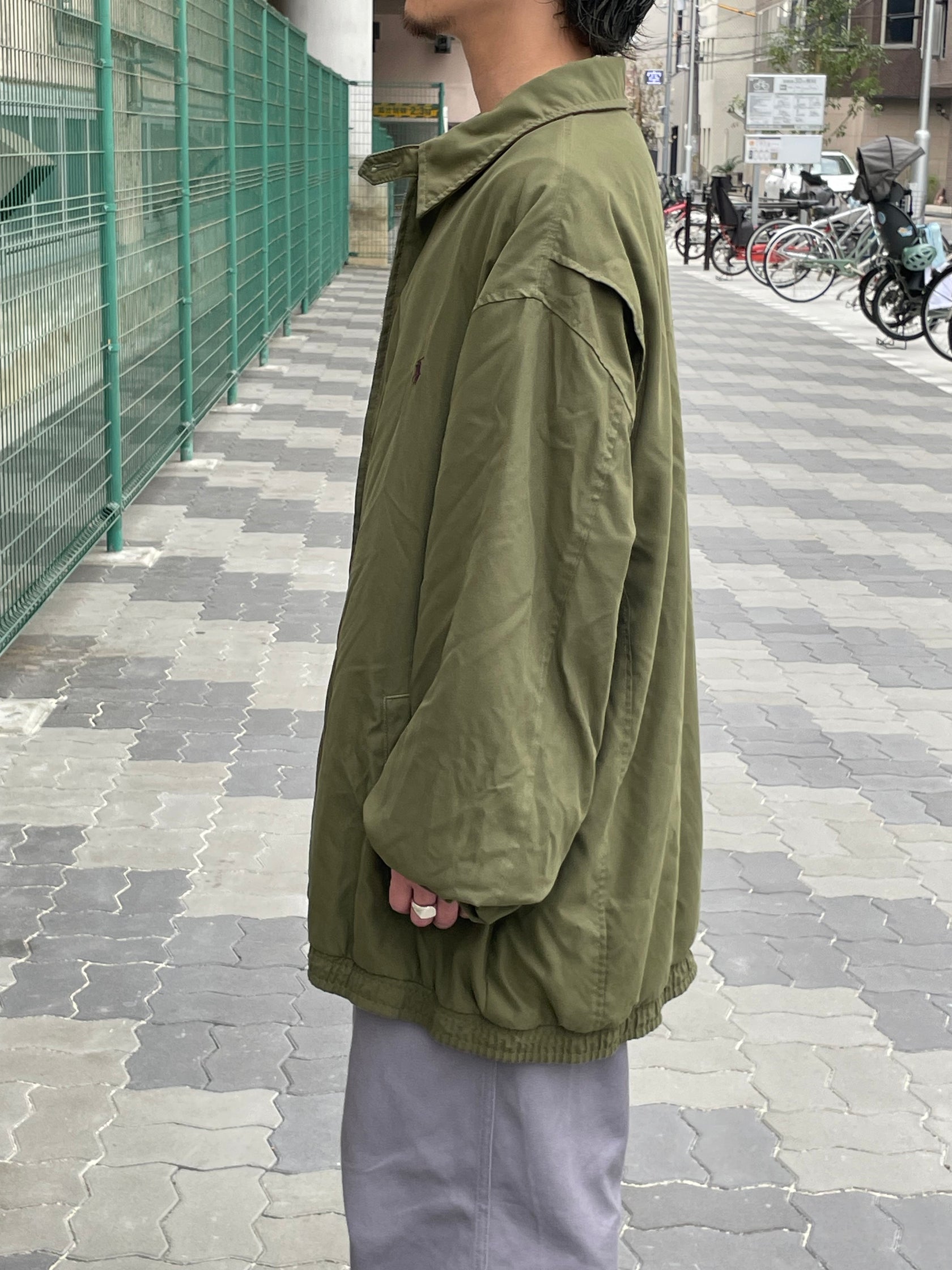 90's RALPH LAUREN「COTTON」スウィングトップ