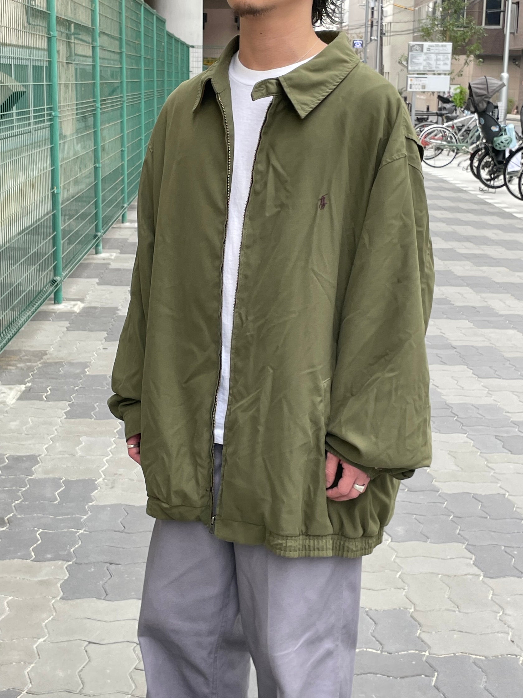 90's RALPH LAUREN「COTTON」スウィングトップ