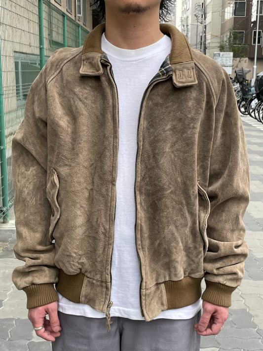 90's RALPH LAUREN スエードハリントンジャケット