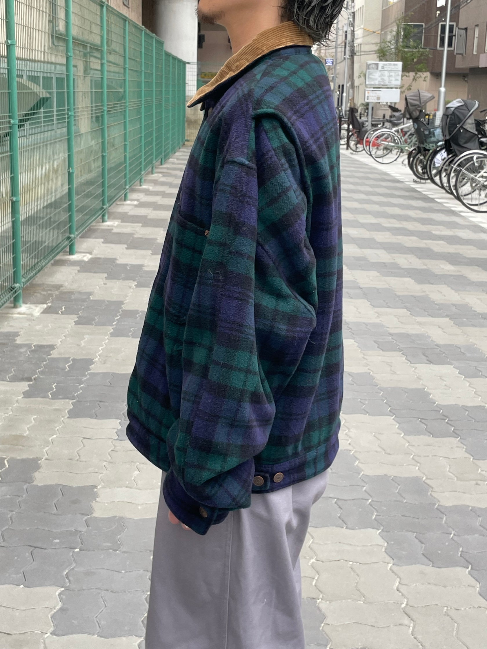 90's RALPH LAUREN ウールチェックジャケット