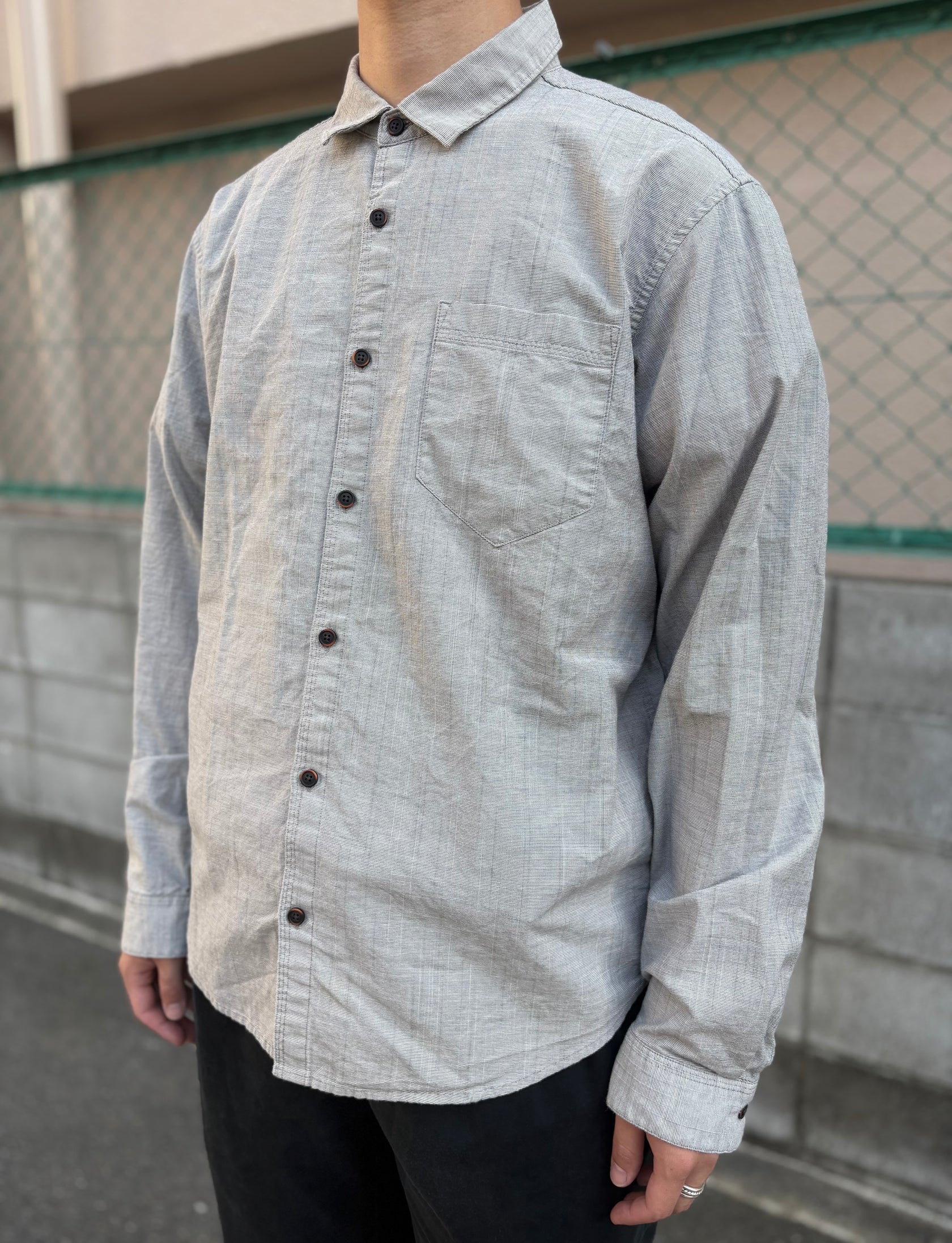 00's PATAGONIA「Organic cotton shirt」長袖シャツ