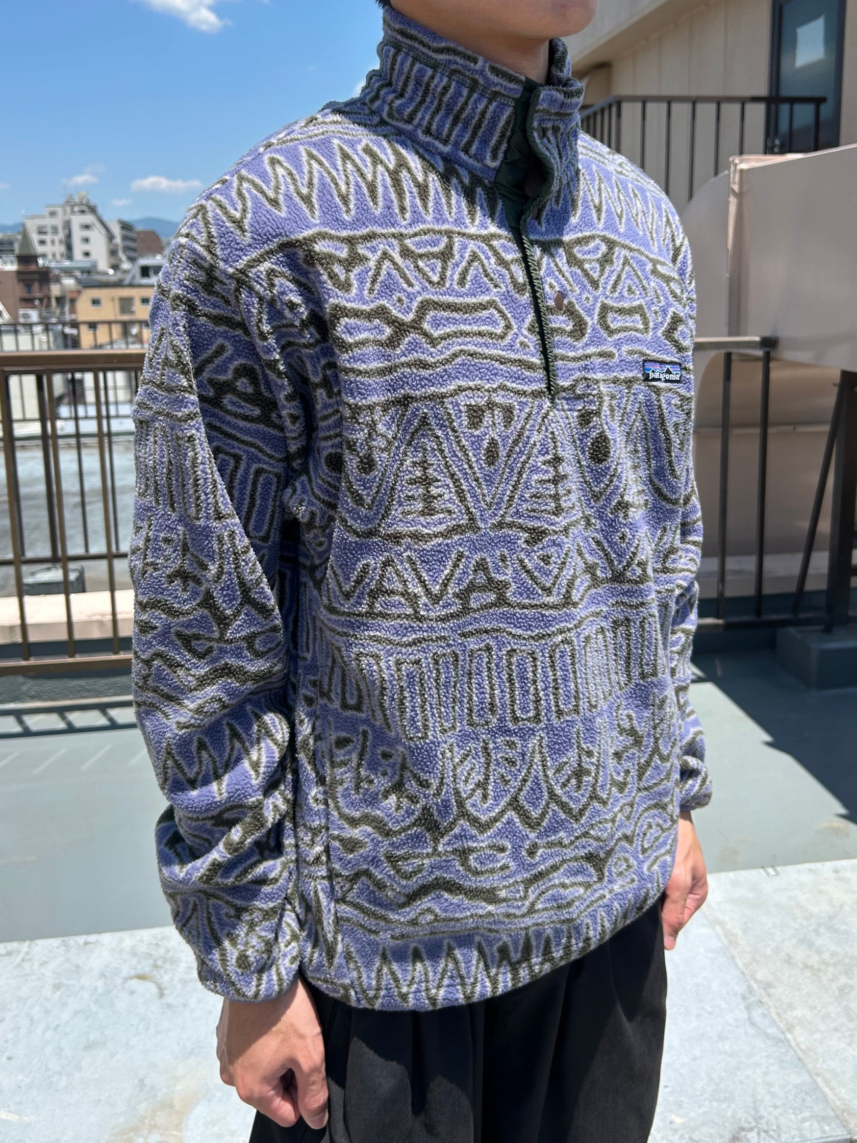 90's PATAGONIA「SnapT RUINS」フリースジャケット