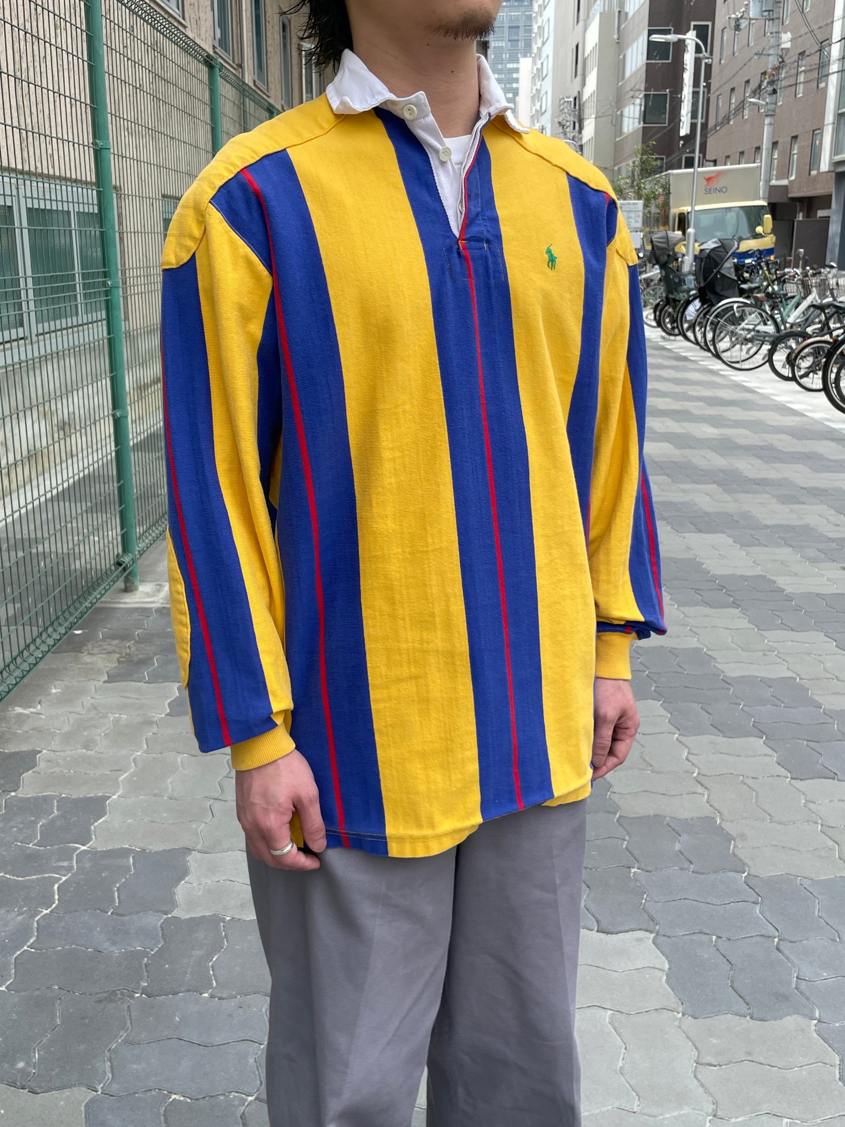 90's RALPH LAUREN ラガーシャツ