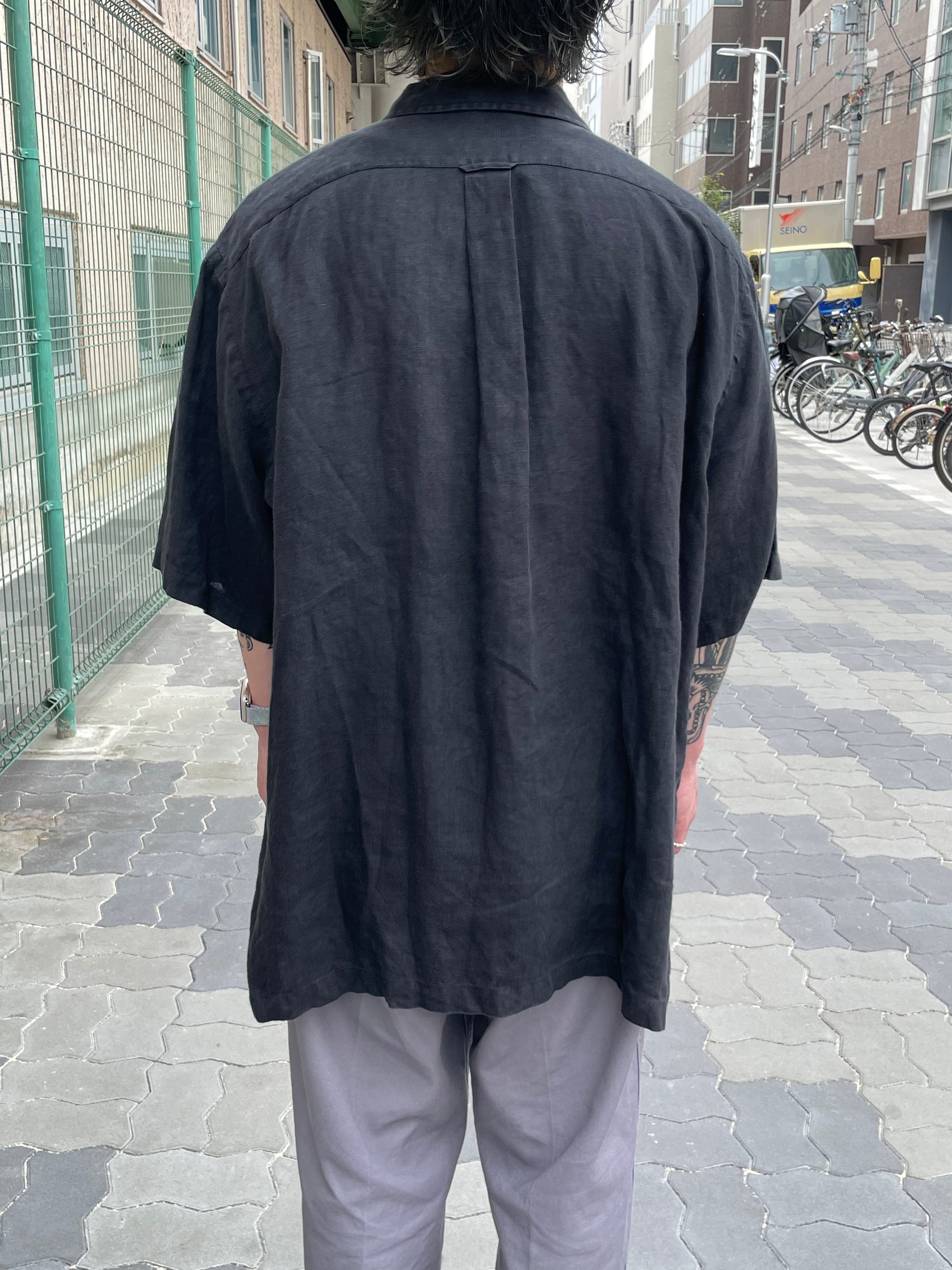 90's RALPH LAUREN「CALDWELL」オープンカラーシャツ