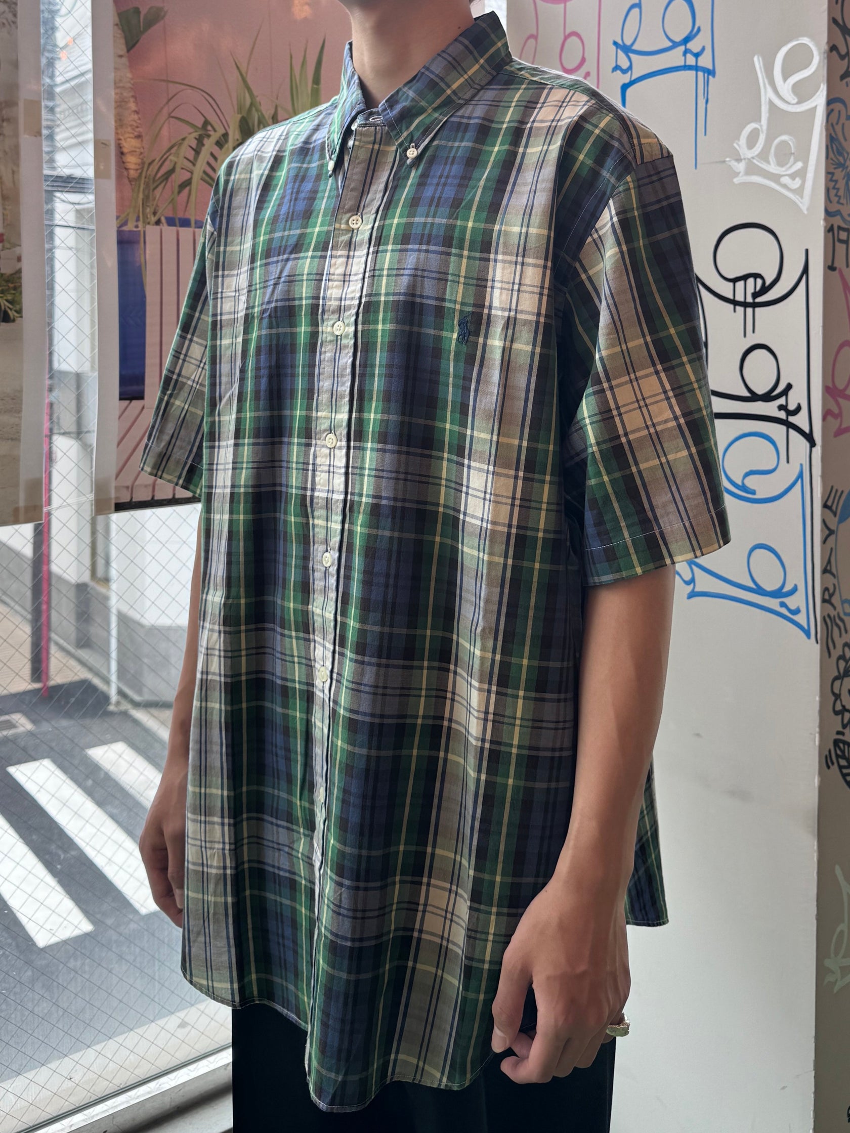 90’s RALPH LAUREN 「CLASSIC FIT」ボタンダウンシャツ