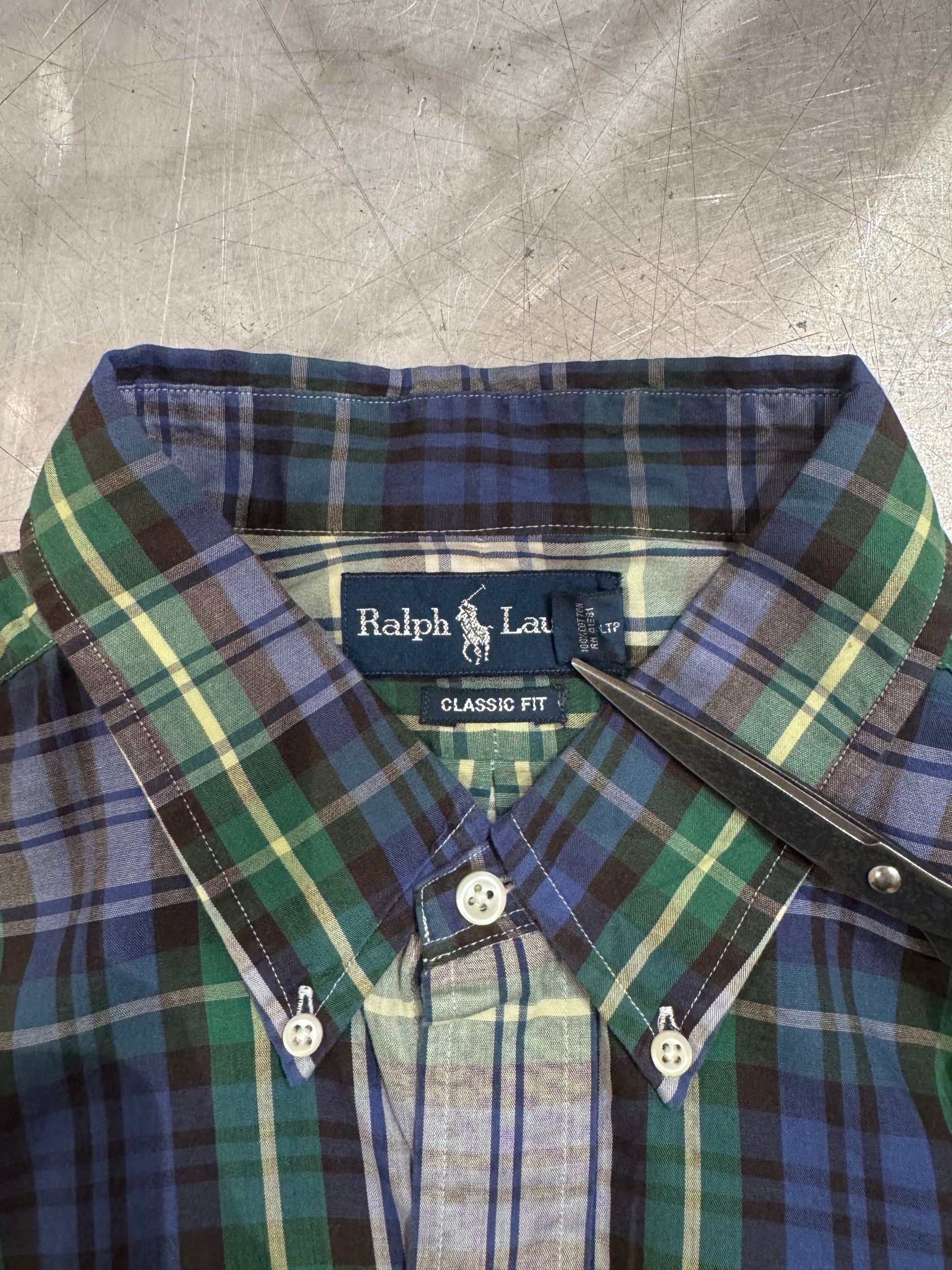 90’s RALPH LAUREN 「CLASSIC FIT」ボタンダウンシャツ