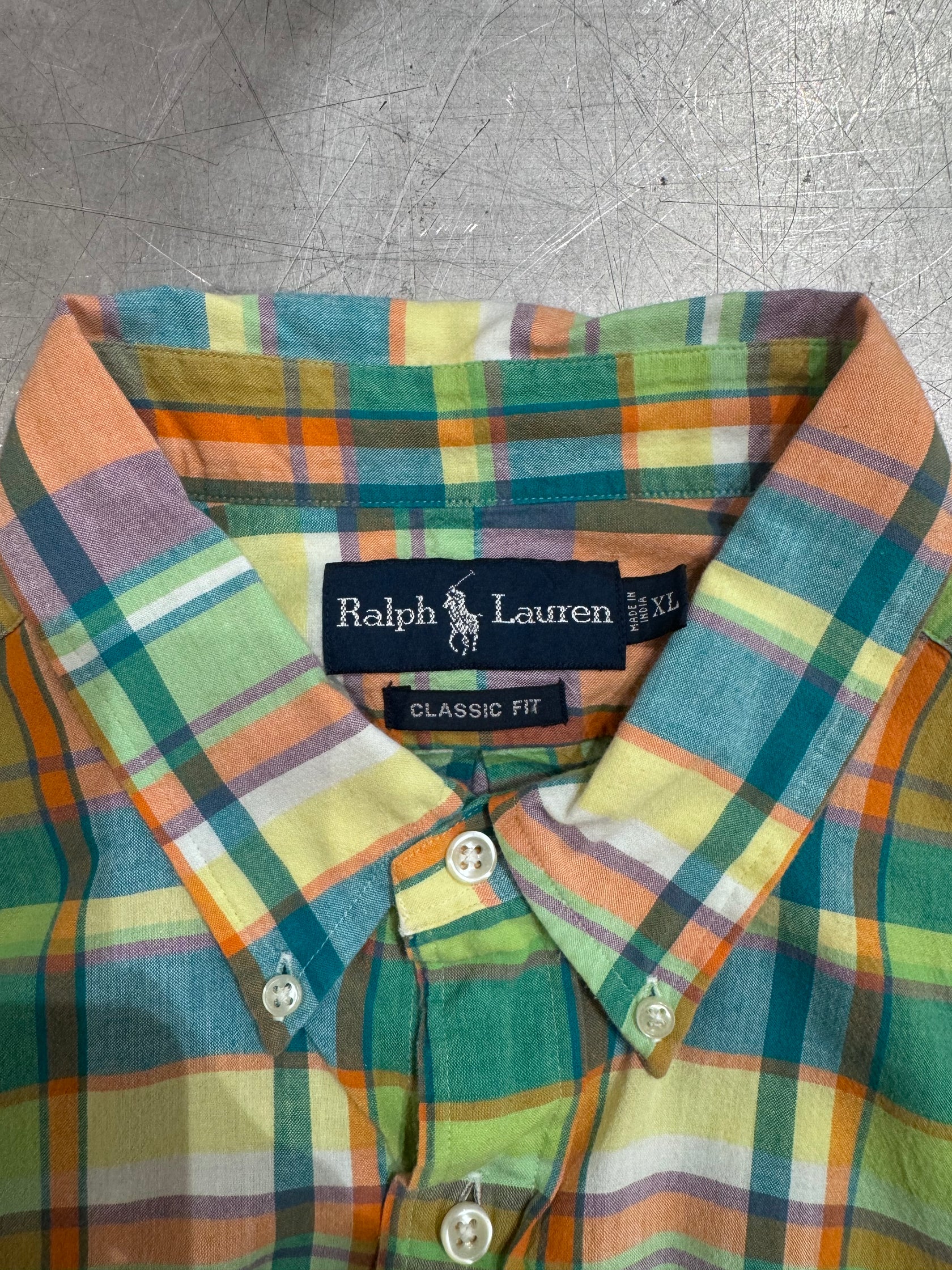 90’s RALPH LAUREN 「CLASSIC FIT」ボタンダウンシャツ