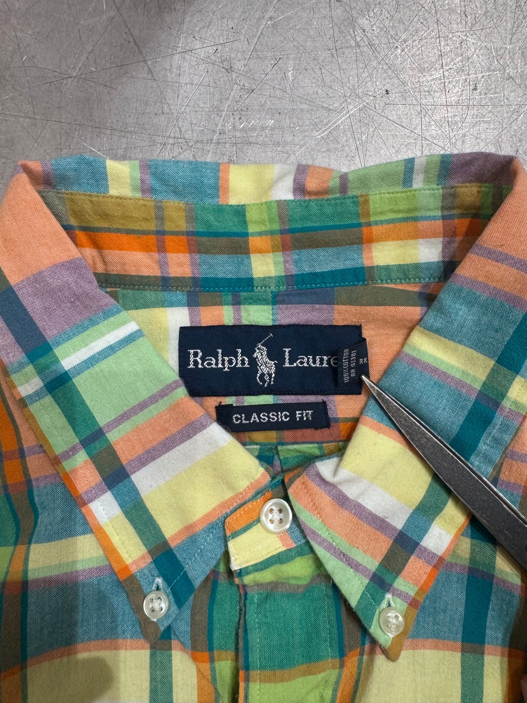90’s RALPH LAUREN 「CLASSIC FIT」ボタンダウンシャツ