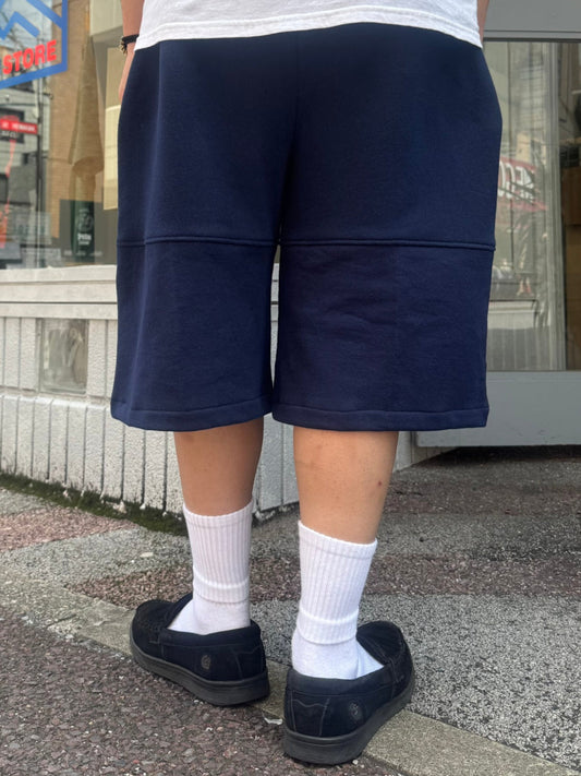 REMAKE SWEATS DOUBLE KNEE SHORTS