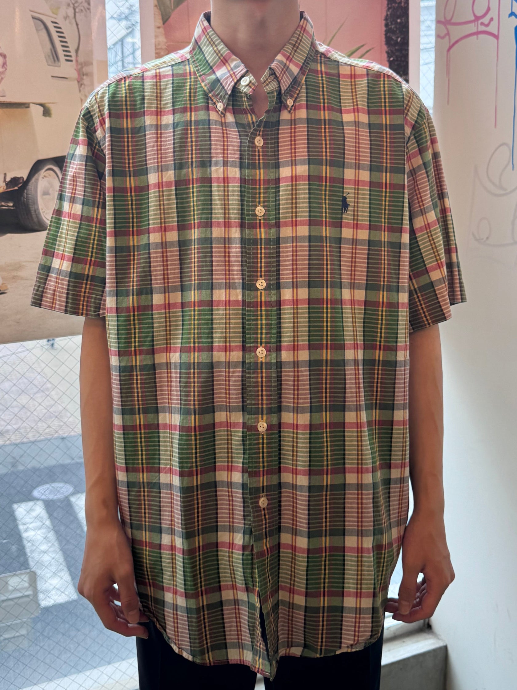 90’s RALPH LAUREN 「CLASSIC FIT」ボタンダウンシャツ