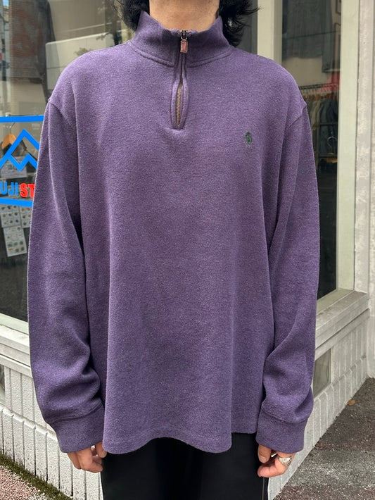 90's RALPH LAUREN ハーフジップニット