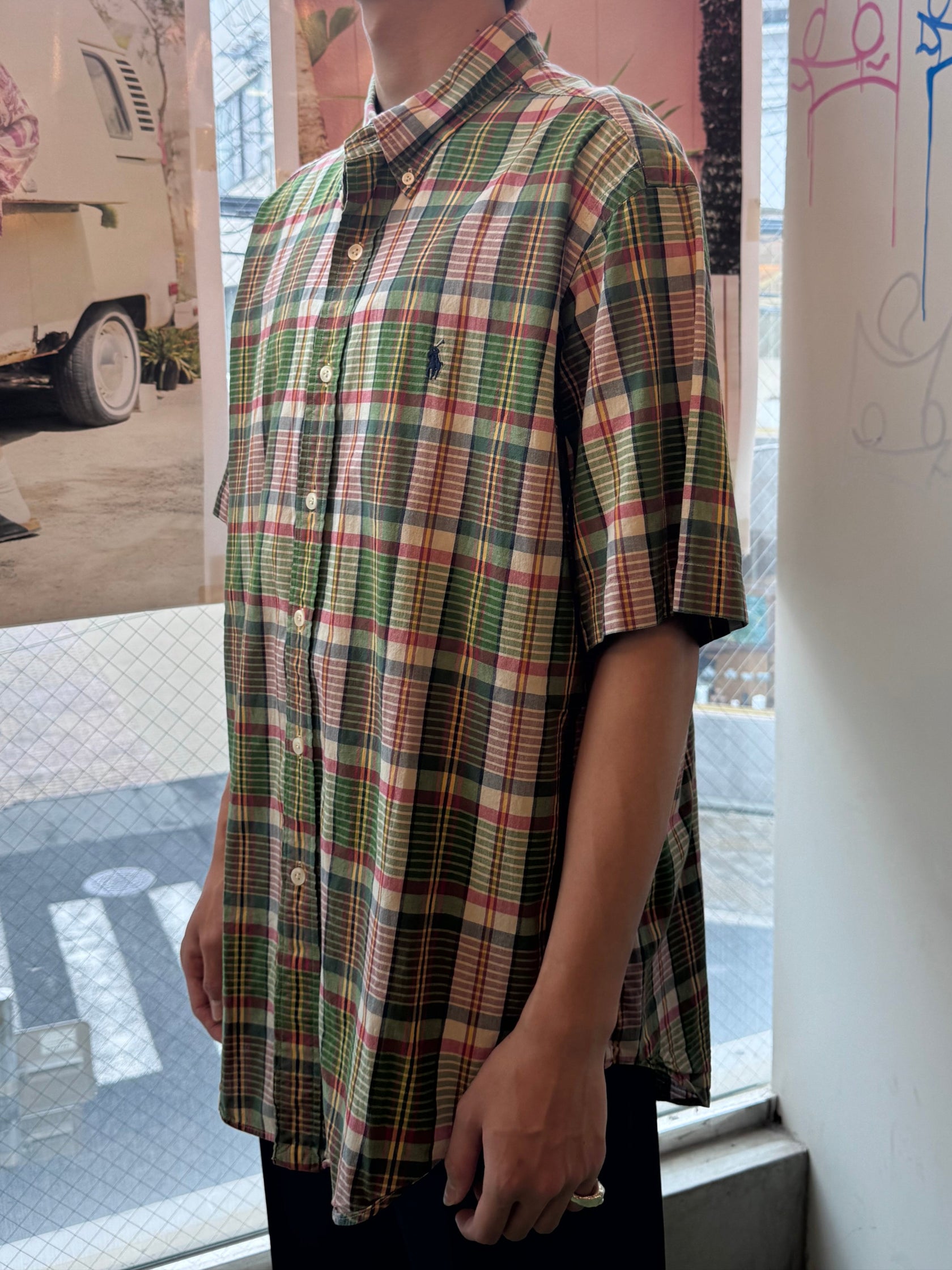 90’s RALPH LAUREN 「CLASSIC FIT」ボタンダウンシャツ