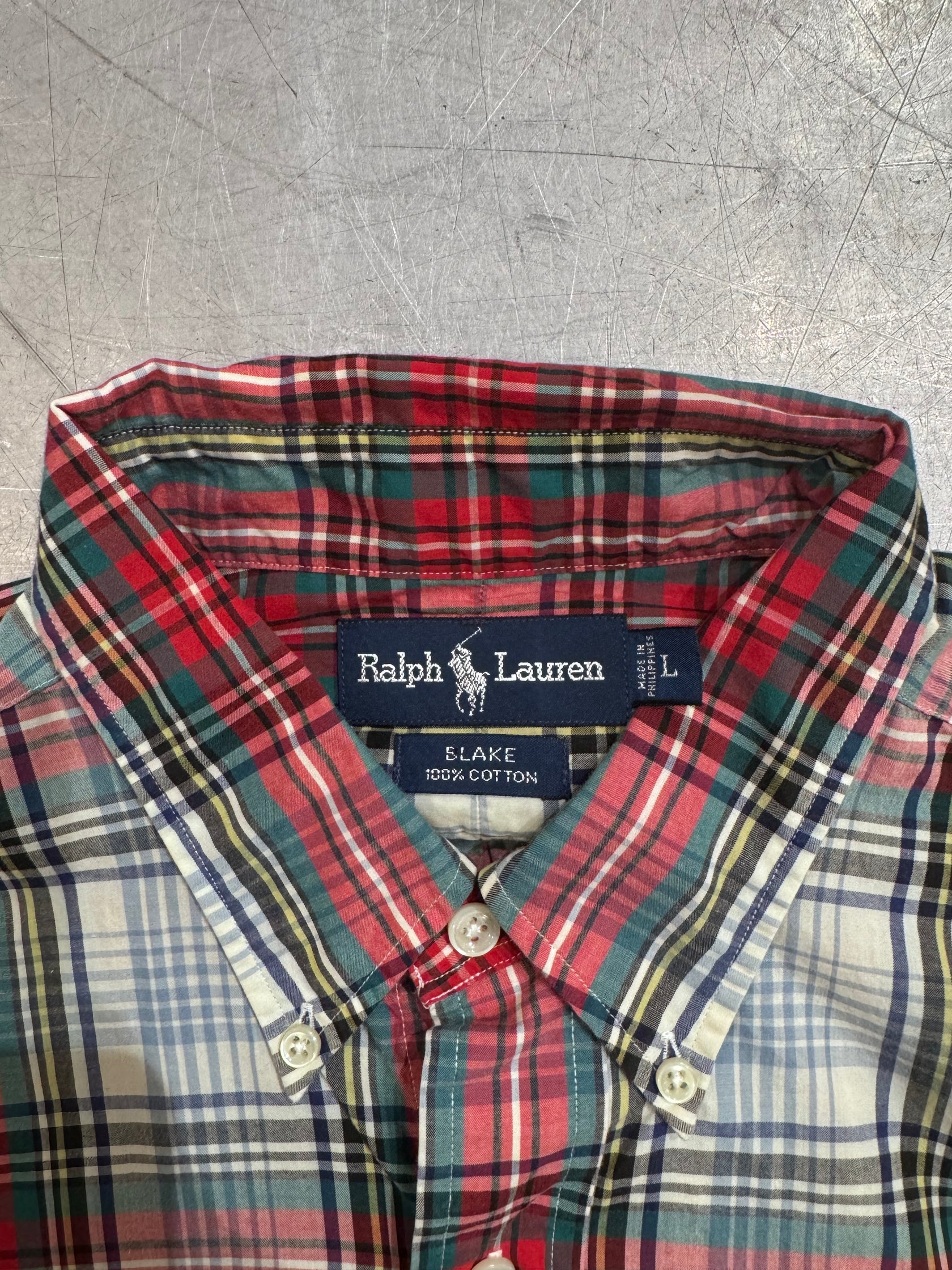 90's RALPH LAUREN「BLAKE」チェックシャツ