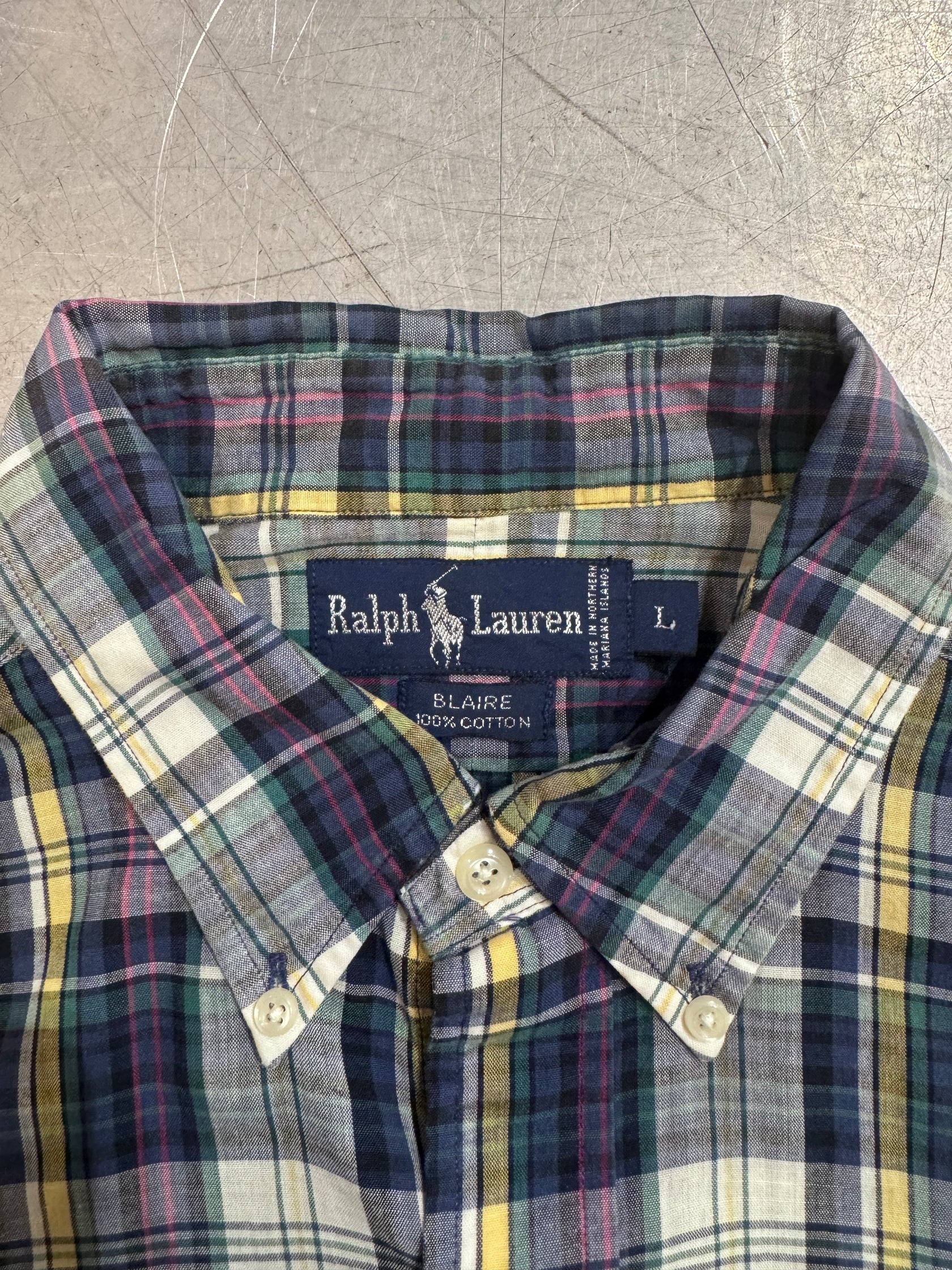 90's RALPH LAUREN「BLAIRE」チェックシャツ