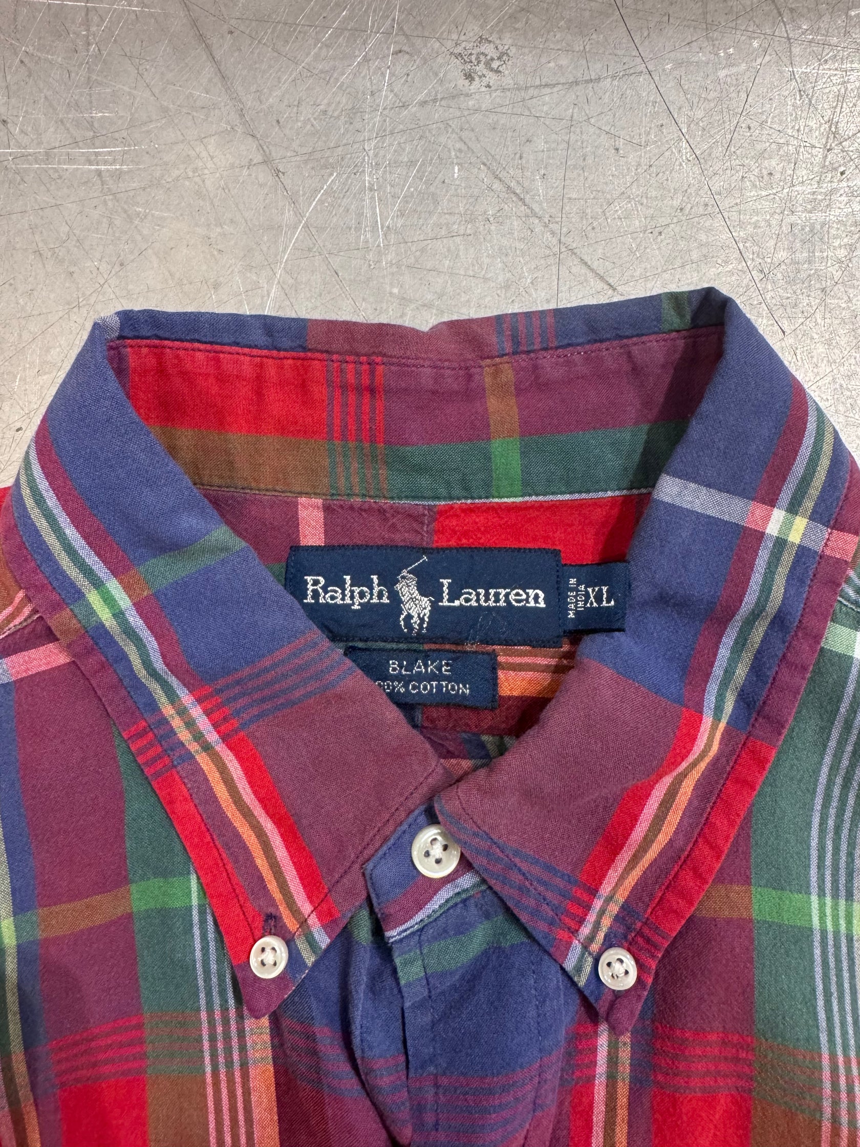 90's RALPH LAUREN「BLAKE」チェックシャツ