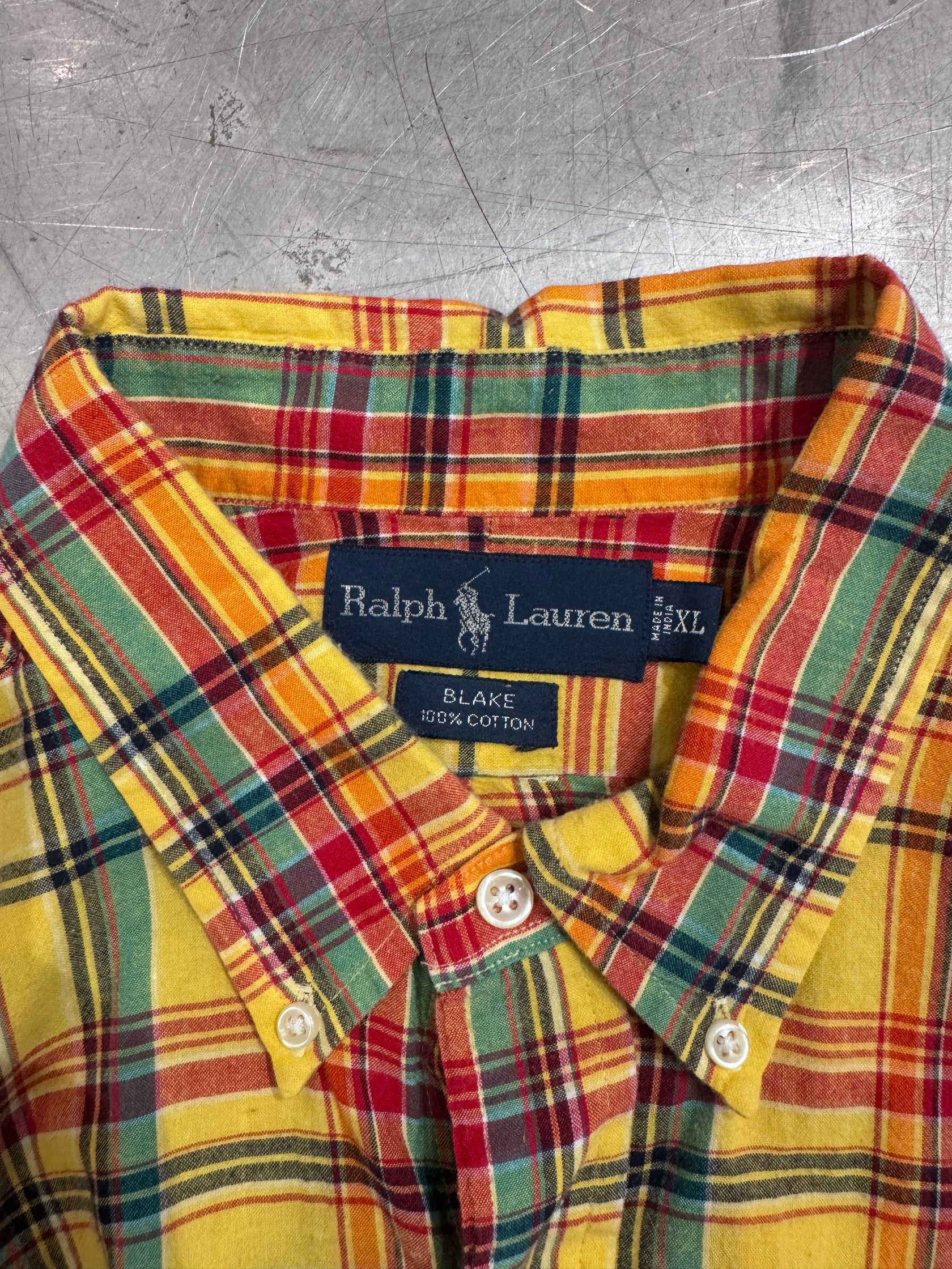 90's RALPH LAUREN「BLAKE」チェックシャツ