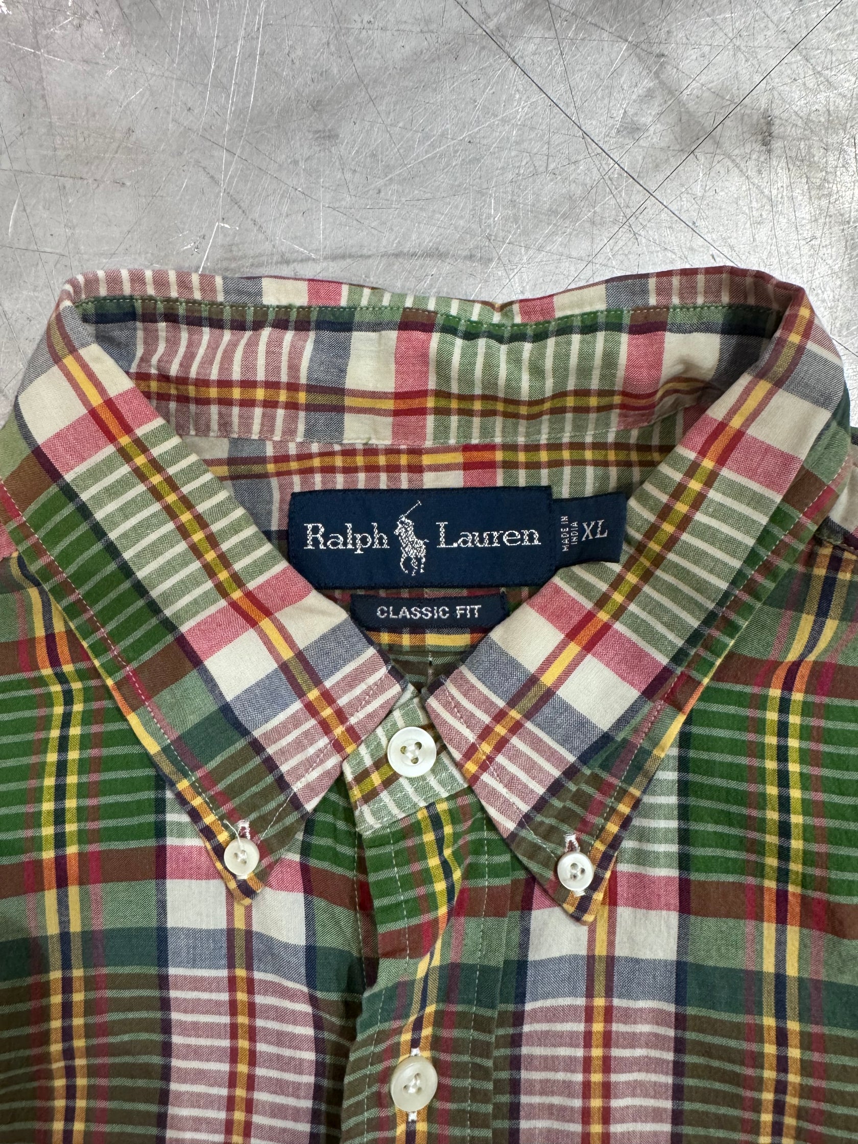 90’s RALPH LAUREN 「CLASSIC FIT」ボタンダウンシャツ