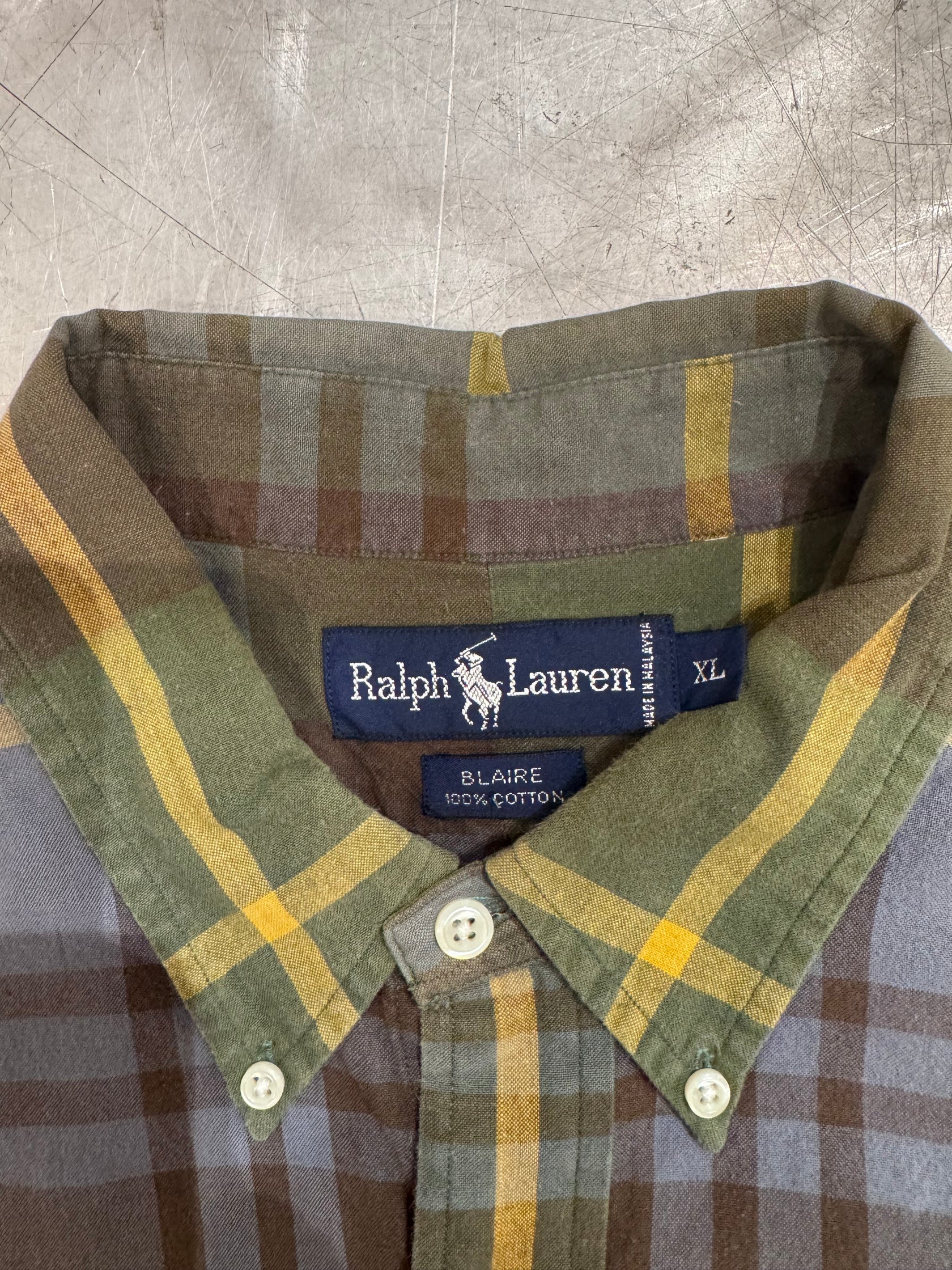90's RALPH LAUREN「BLAIRE」チェックシャツ