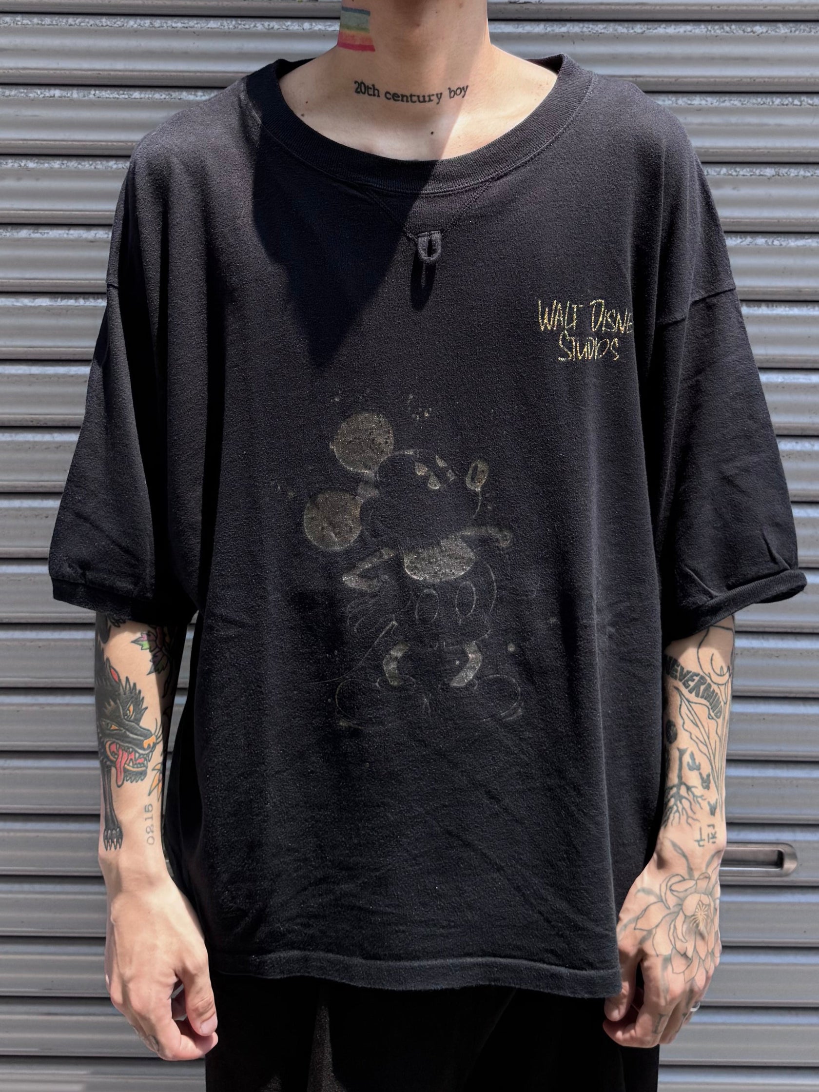 90’s DISNEY 「MICKEY MOUSE」USA製 キャラクターTシャツ