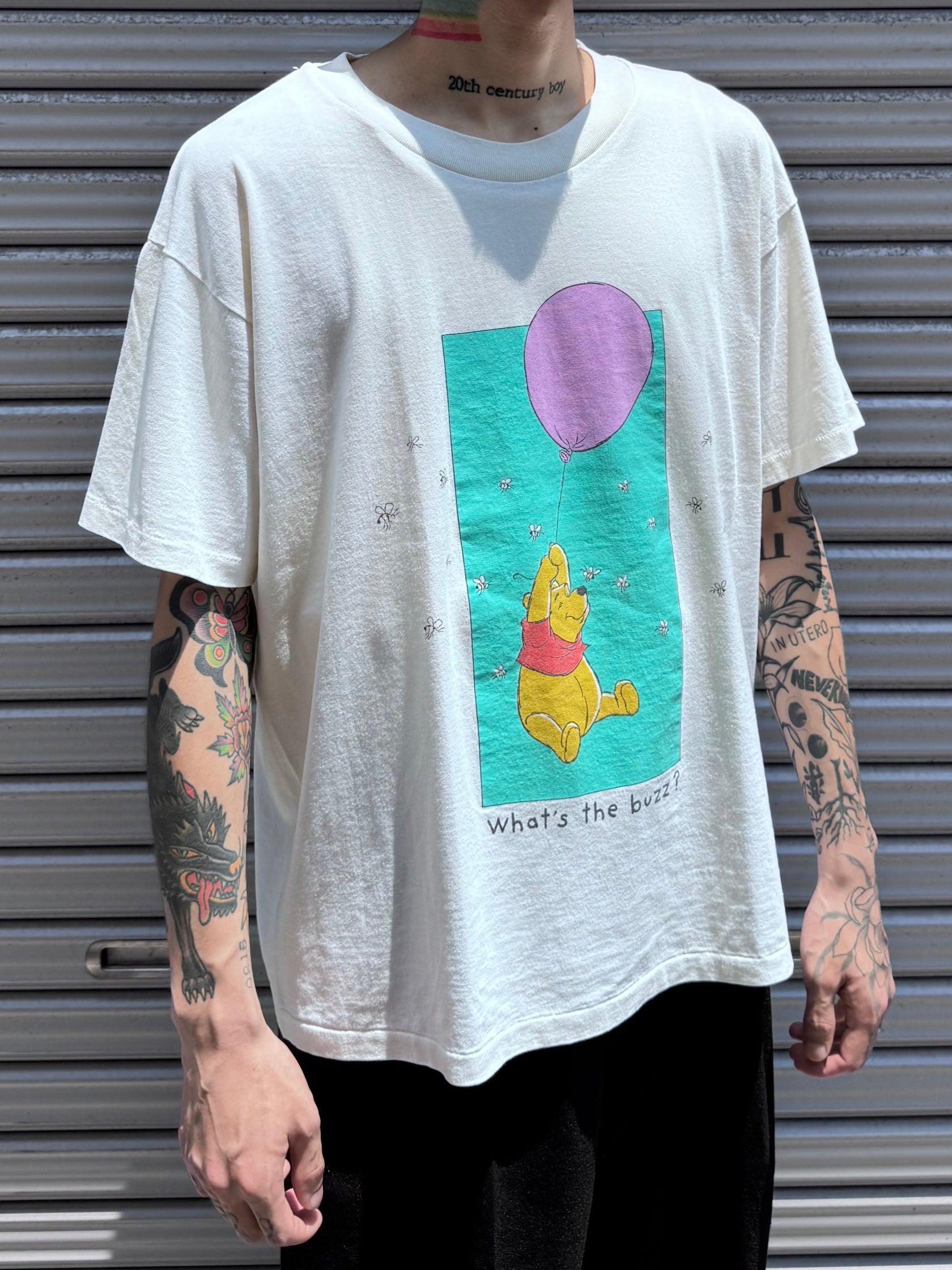 90's DISNEY「pooh」キャラクターTシャツ