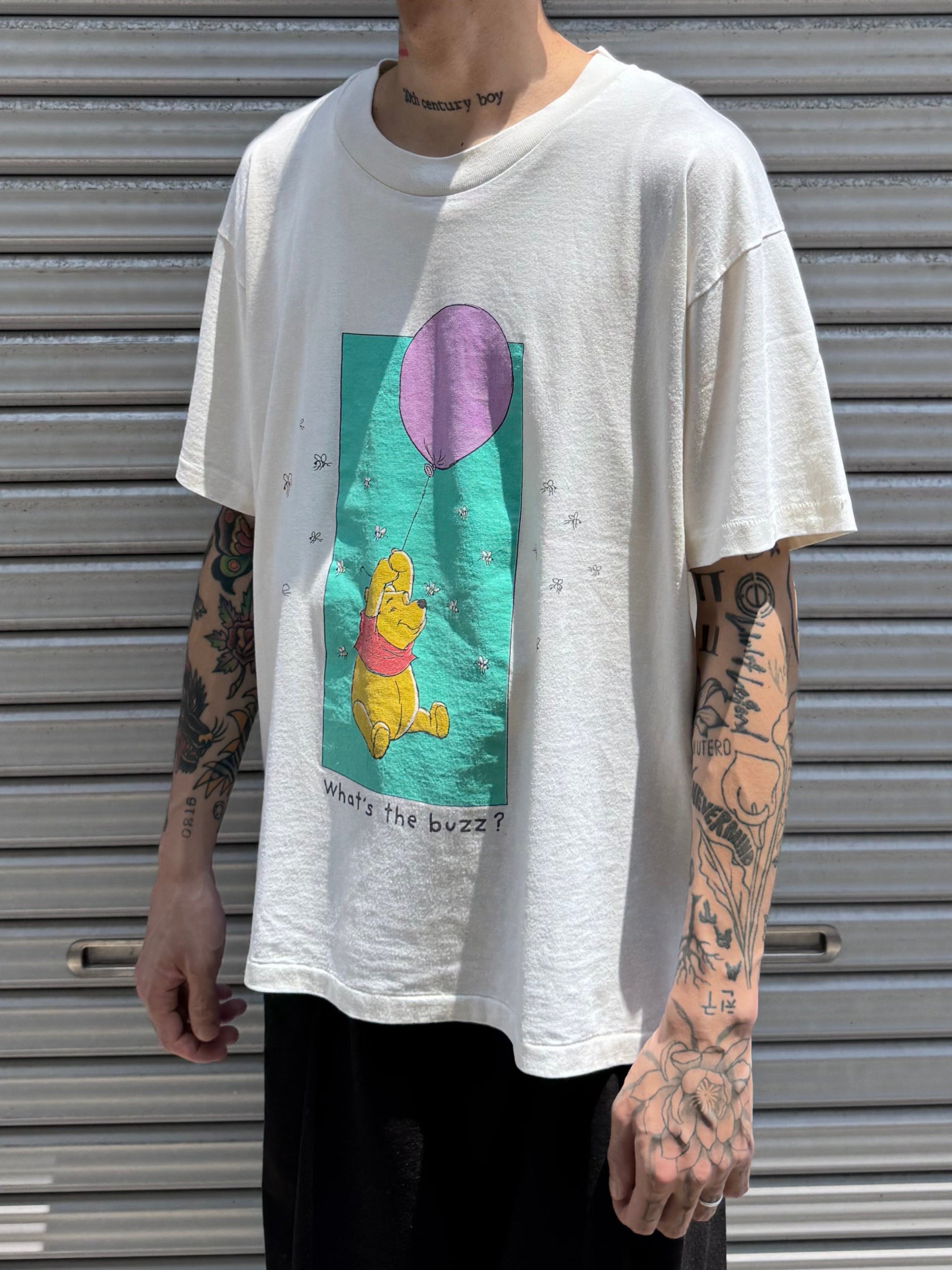90's DISNEY「pooh」キャラクターTシャツ