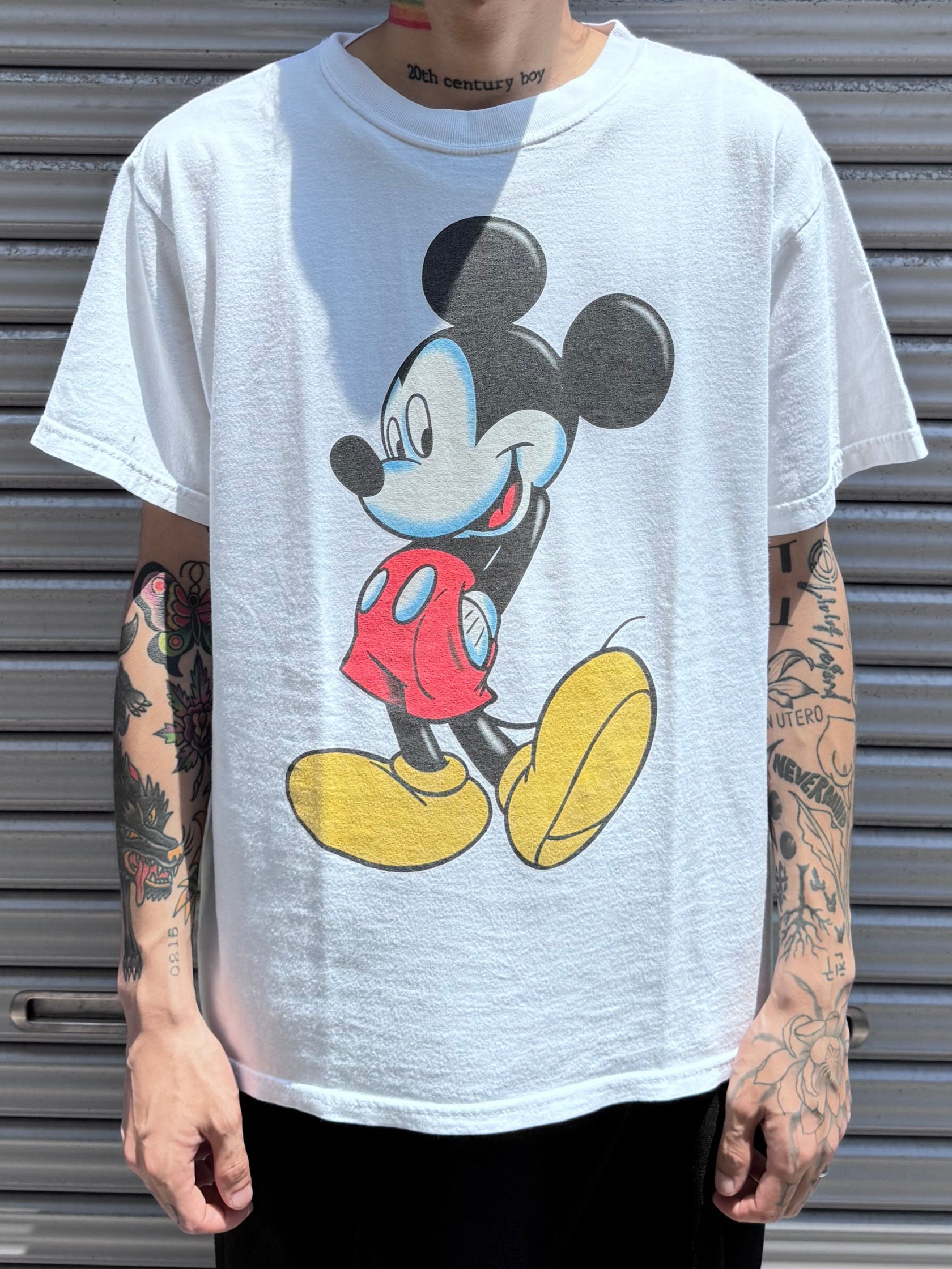 90's~00's DISNEY 「MICKEY MOUSE」USA製 キャラクターTシャツ