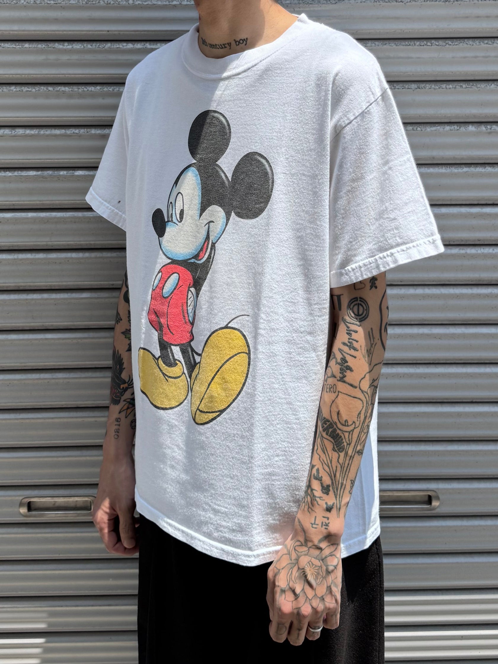 90's~00's DISNEY 「MICKEY MOUSE」USA製 キャラクターTシャツ