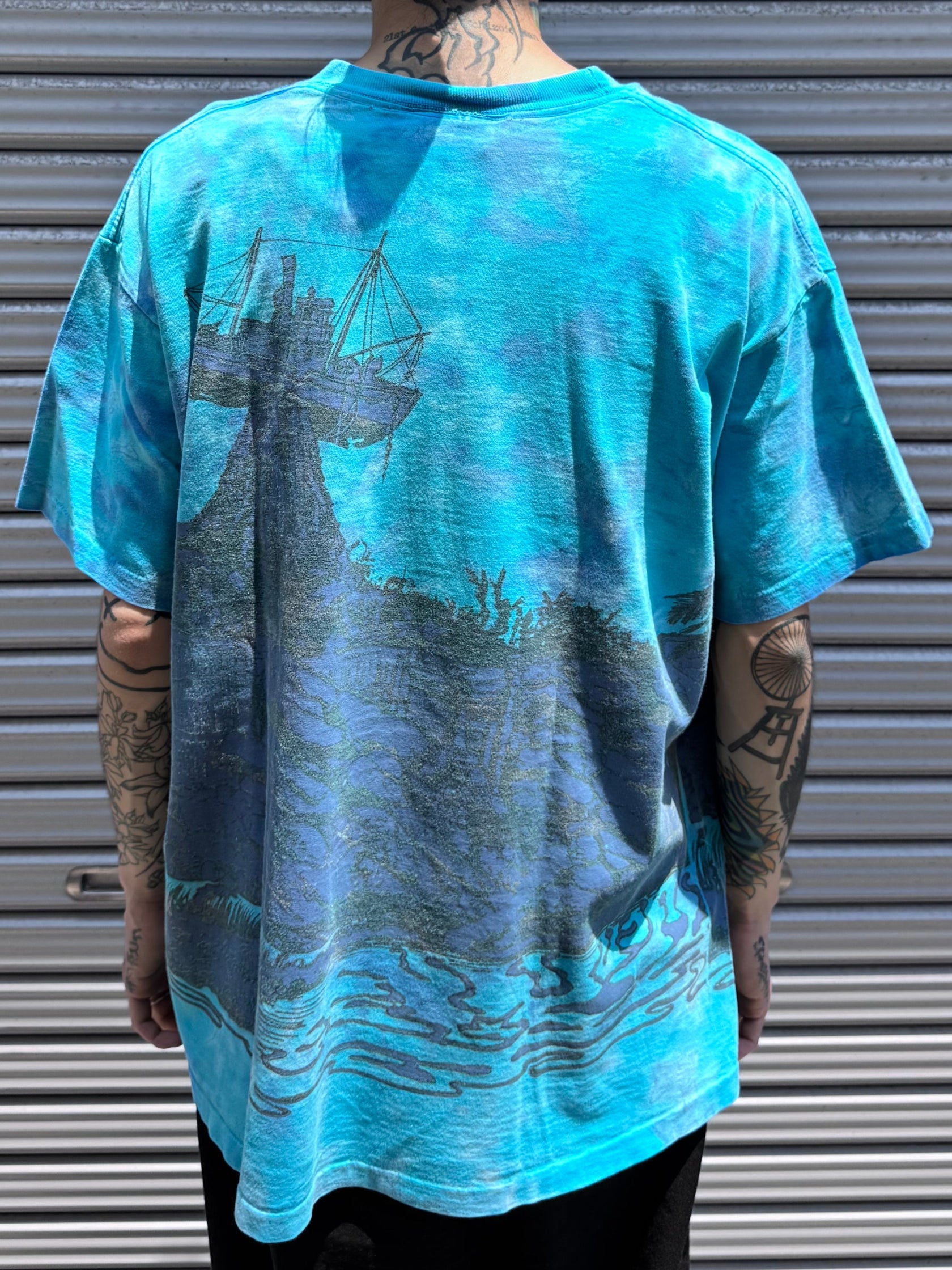 90's DISNEY 「Typhoon Lagoon」 キャラクターTシャツ