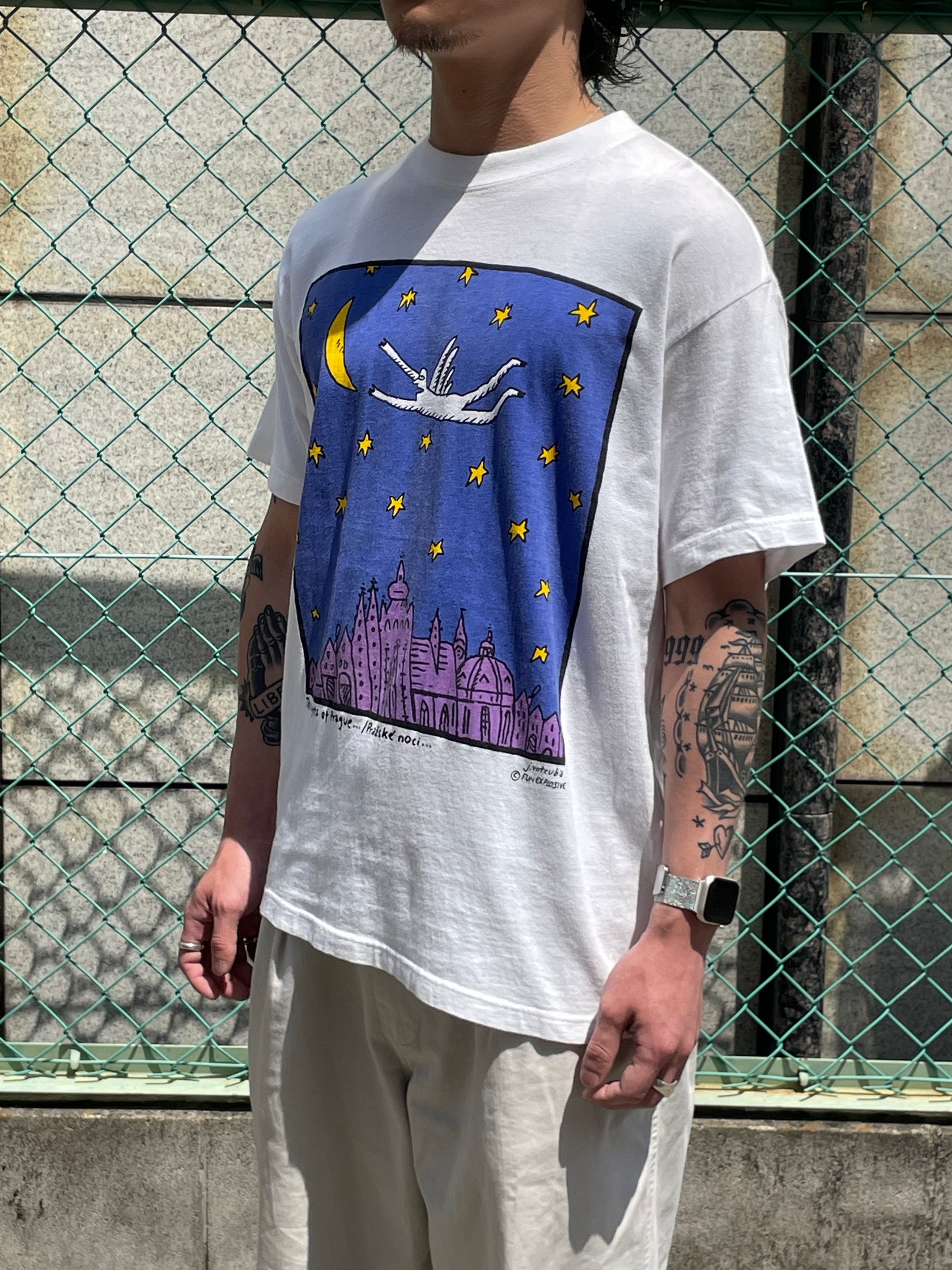 00's「PRAGUE」 アートTシャツ
