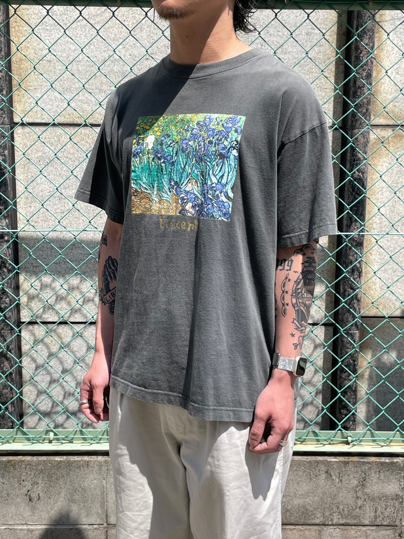00's VINCENT VAN GOGH「Irises」アートTシャツ