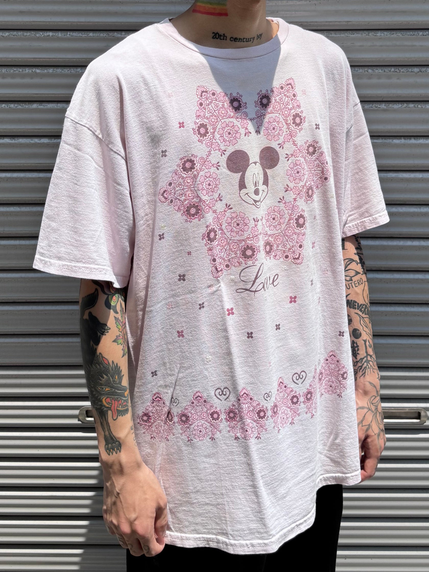 00's DISNEY 「MICKEY MOUSE」キャラクターTシャツ