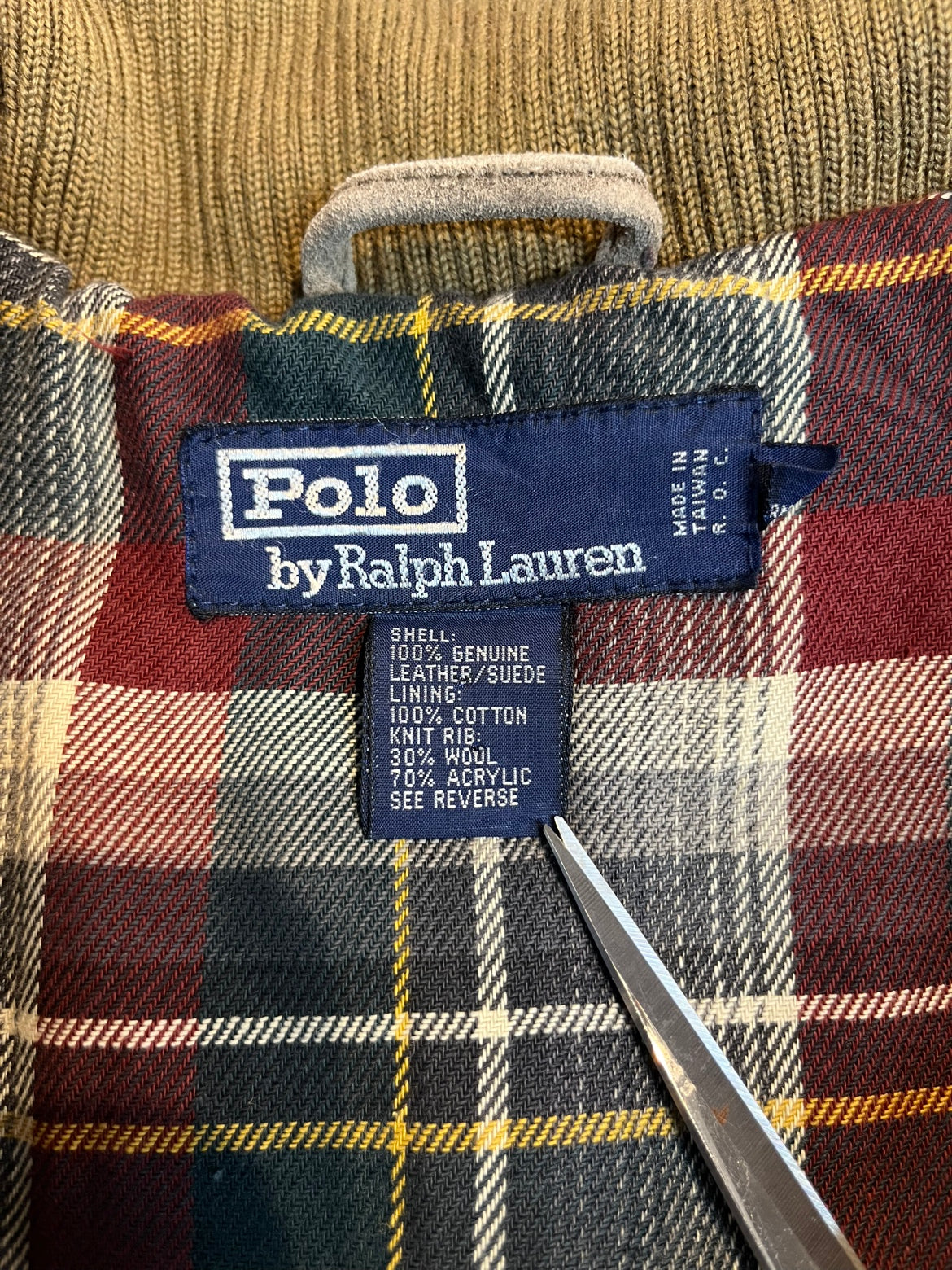 90's RALPH LAUREN スエードハリントンジャケット