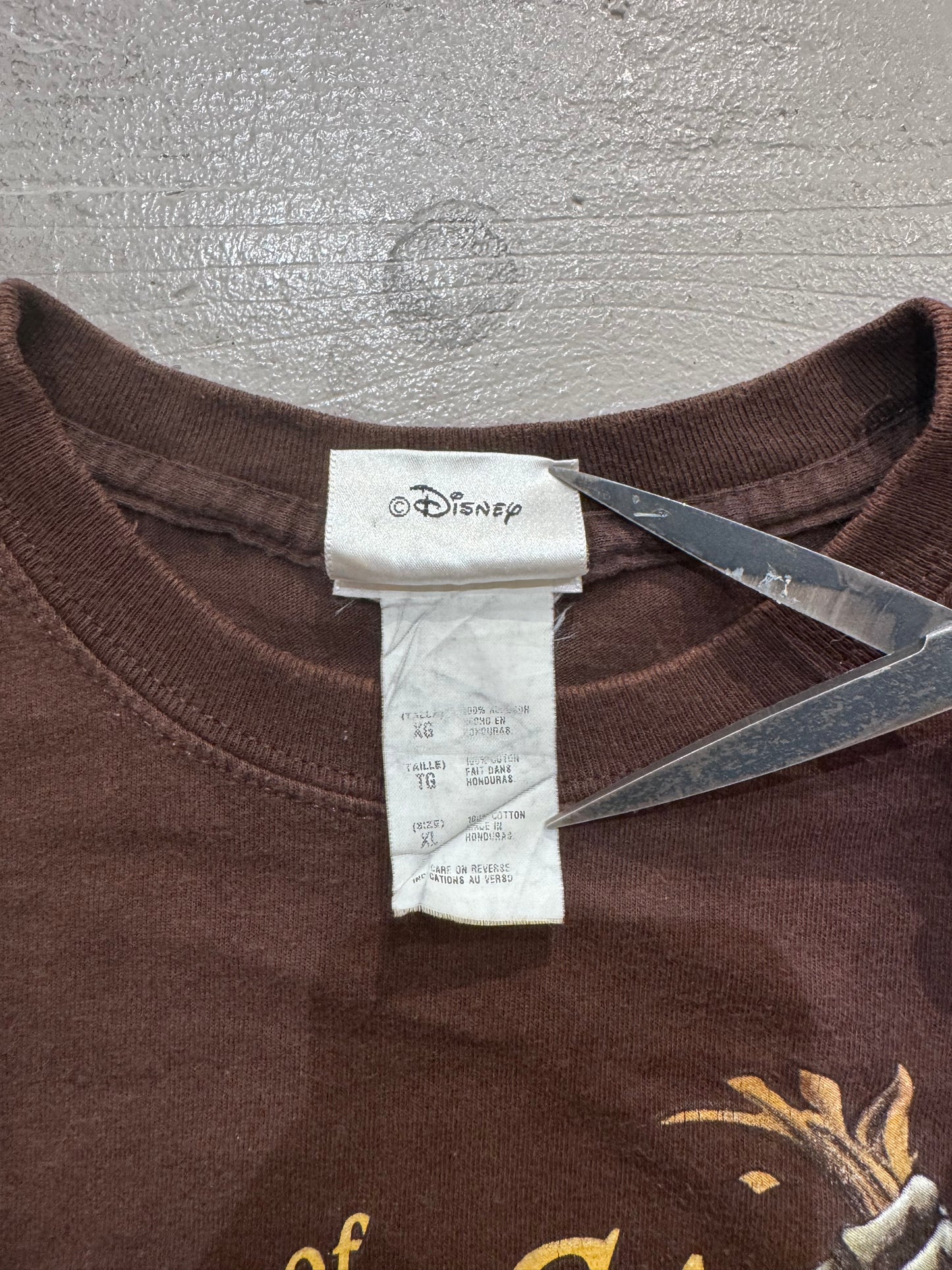 00's DISNEY 「PIRATES of the CARIBBEAN」 キャラクターTシャツ
