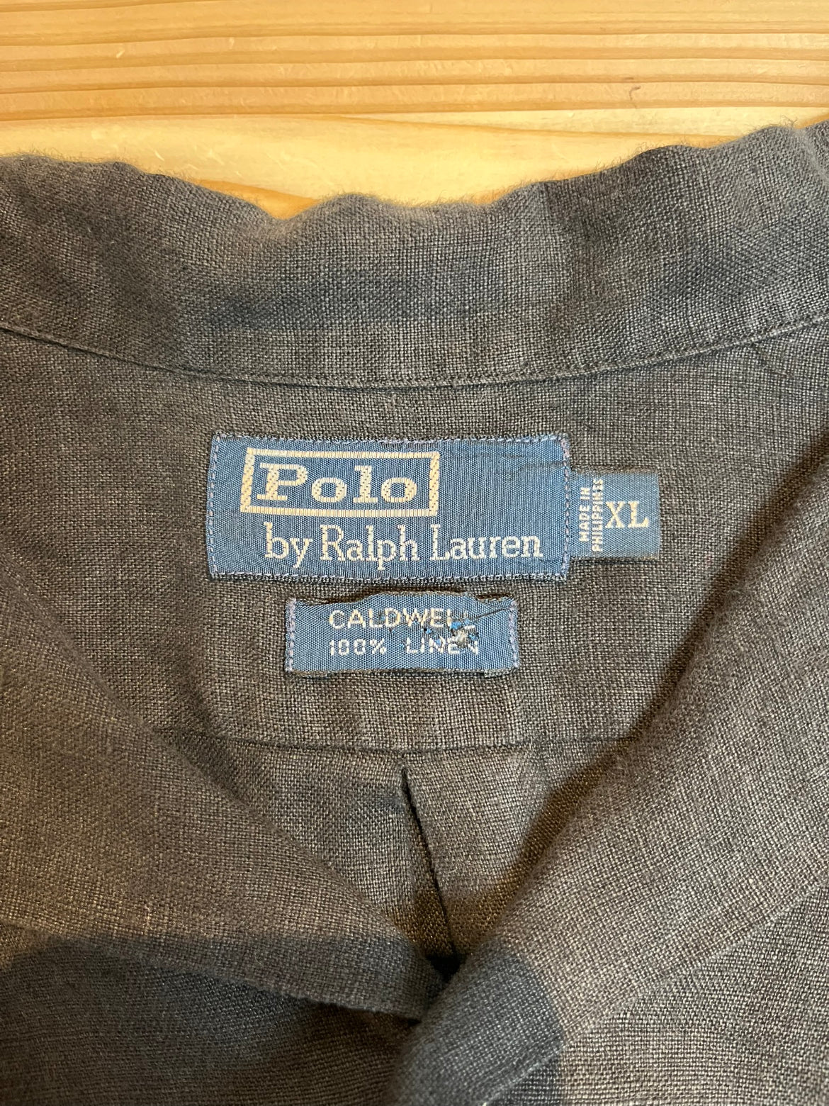90's RALPH LAUREN「CALDWELL」オープンカラーシャツ