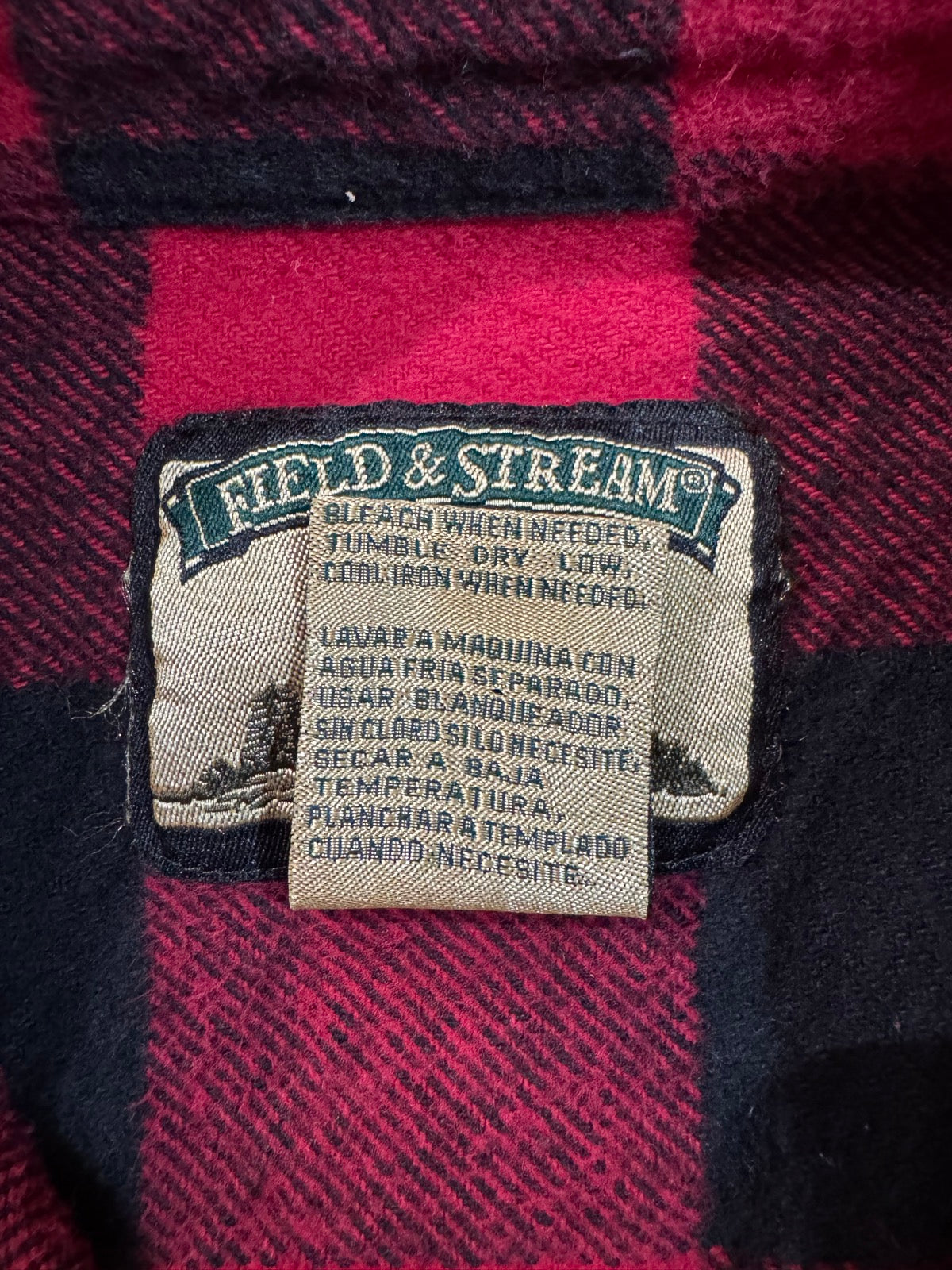 00's FIELD&STREAM「Buffalo Check」コットンフランネルシャツ