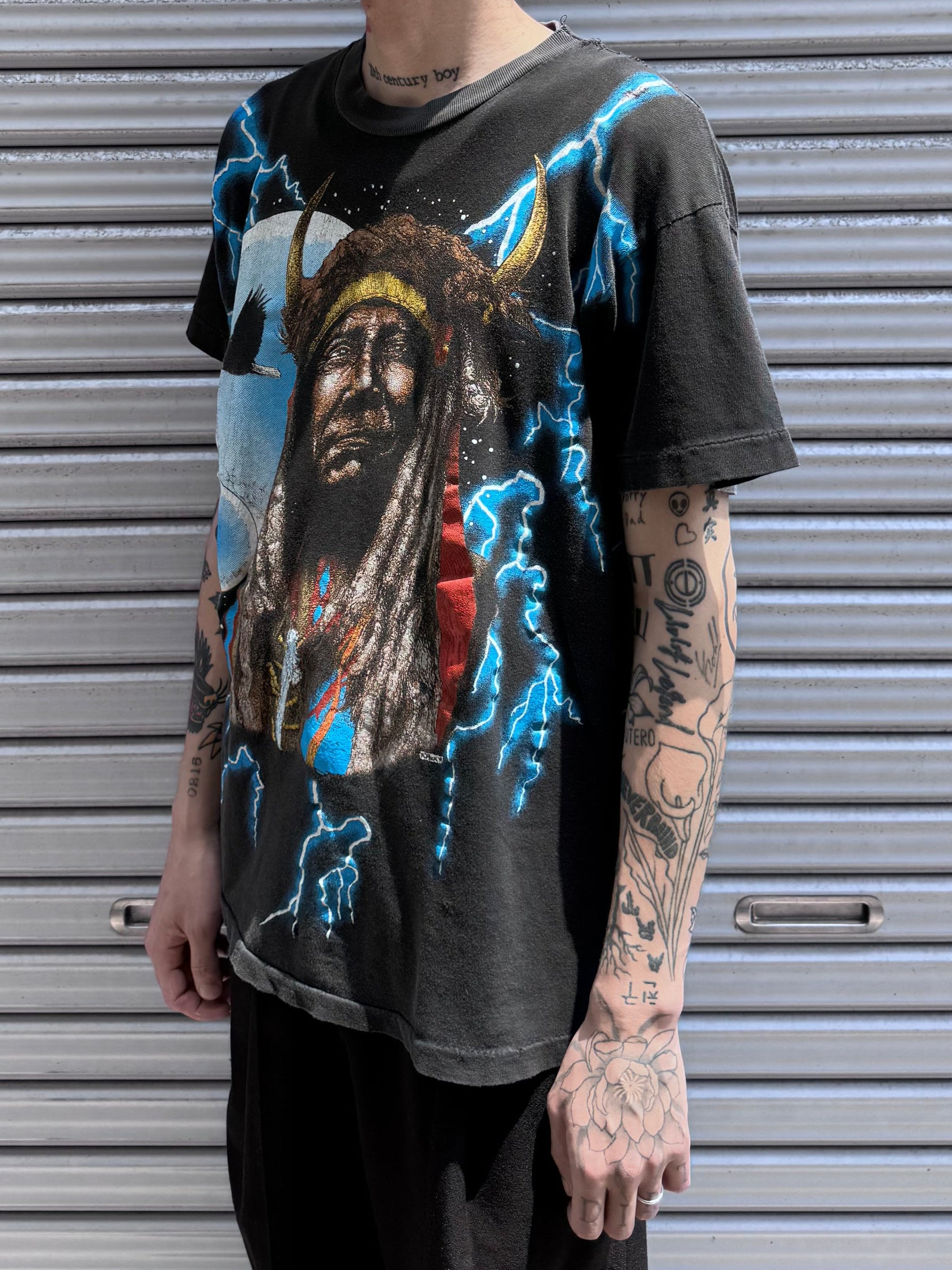 90's AMERICAN THUNDER「NATIVE AMERICANS」Tシャツ