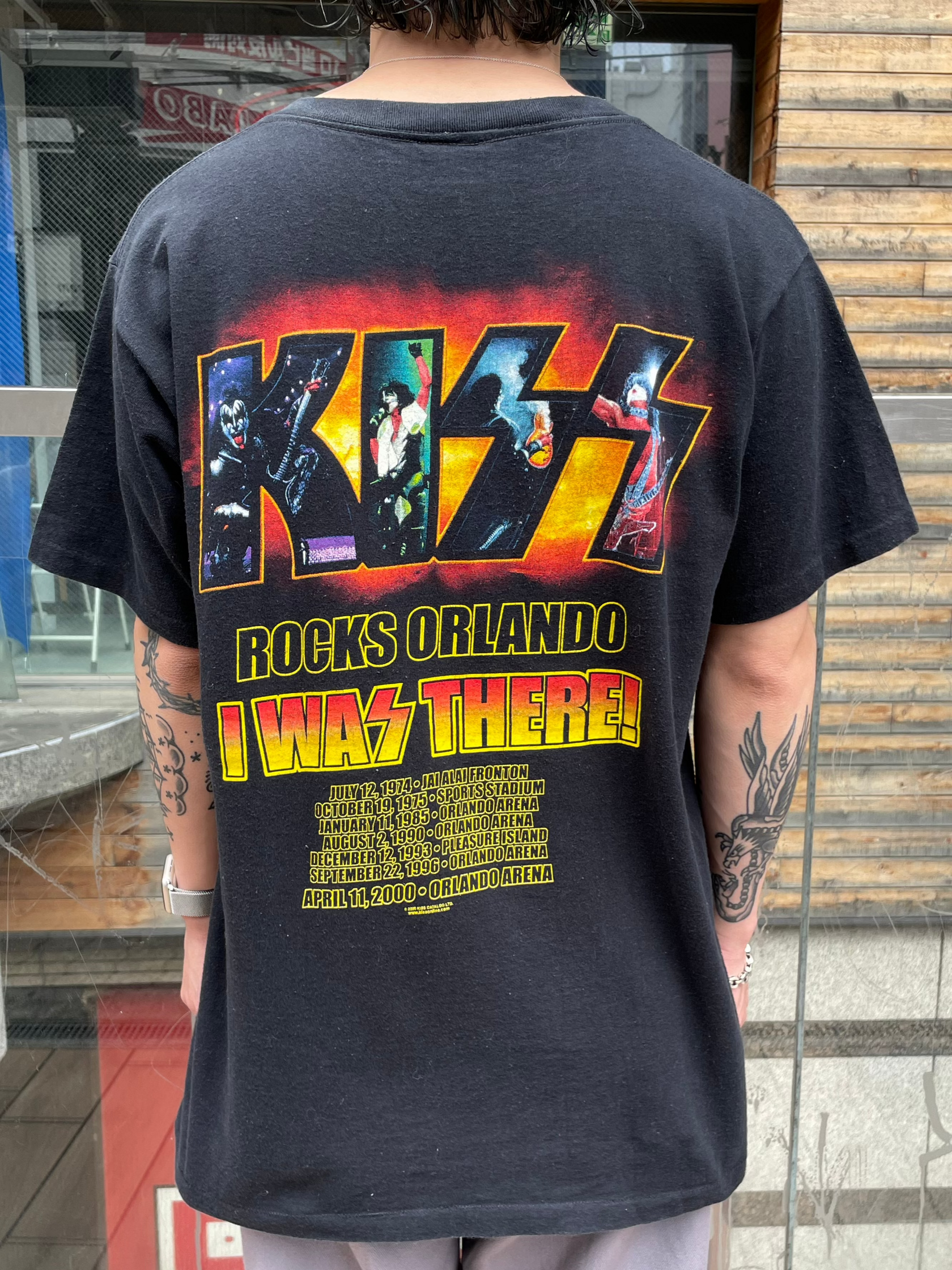 90's~00's KISS「ROCKS ORLANDO」 ツアーTシャツ