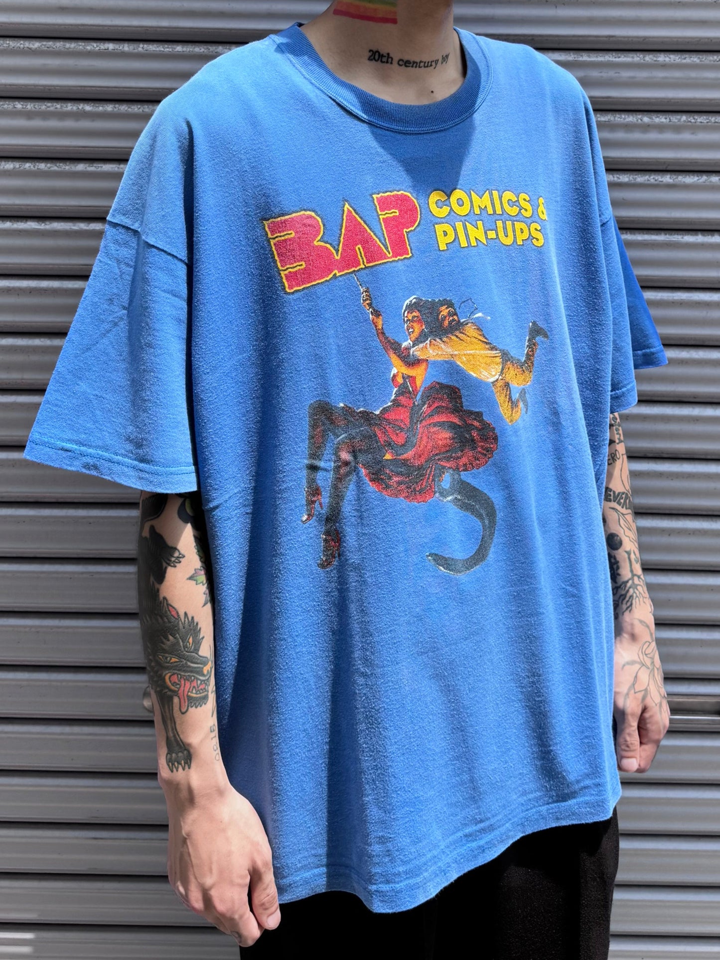 00's BAP「COMICS &PIN-UPS」キャラクターTシャツ