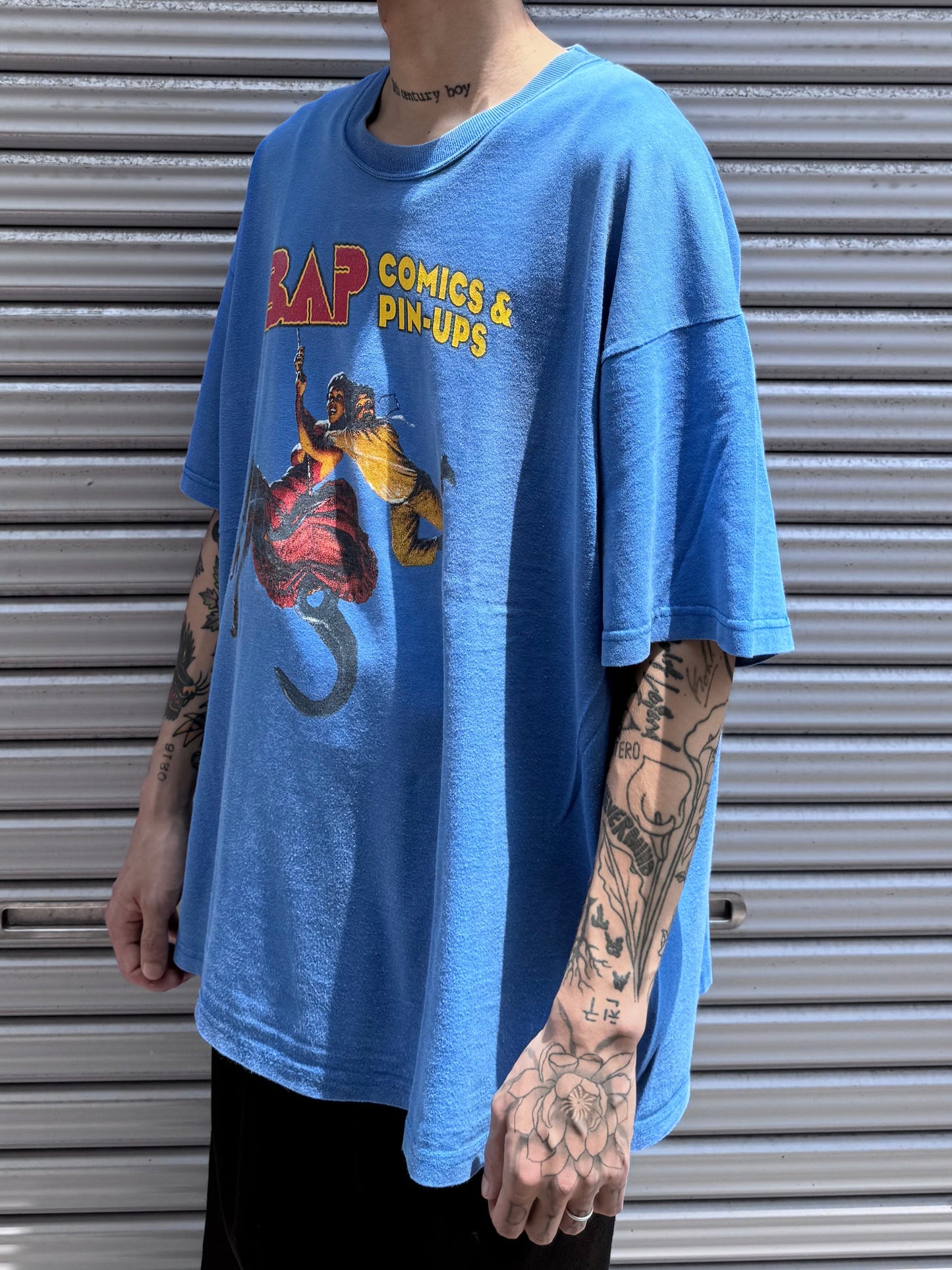00's BAP「COMICS &PIN-UPS」キャラクターTシャツ