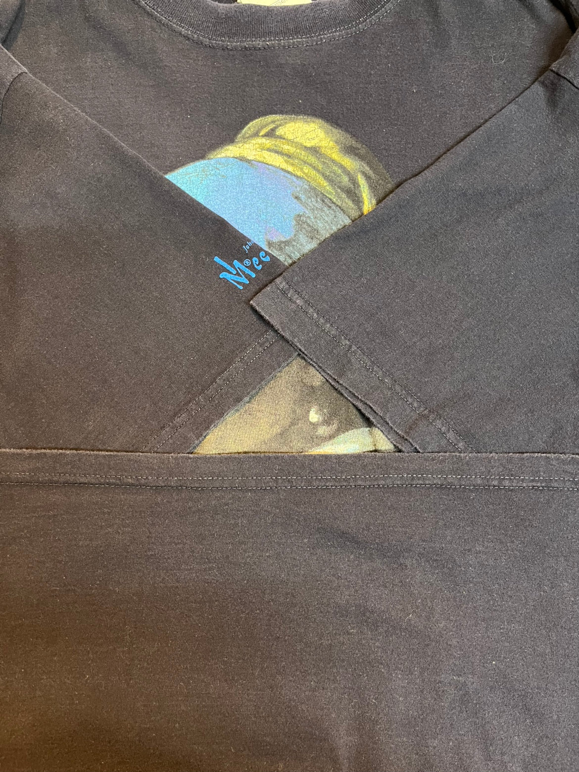 00's JOHANNES VERMEER「真珠の耳飾りの少女」アートTシャツ