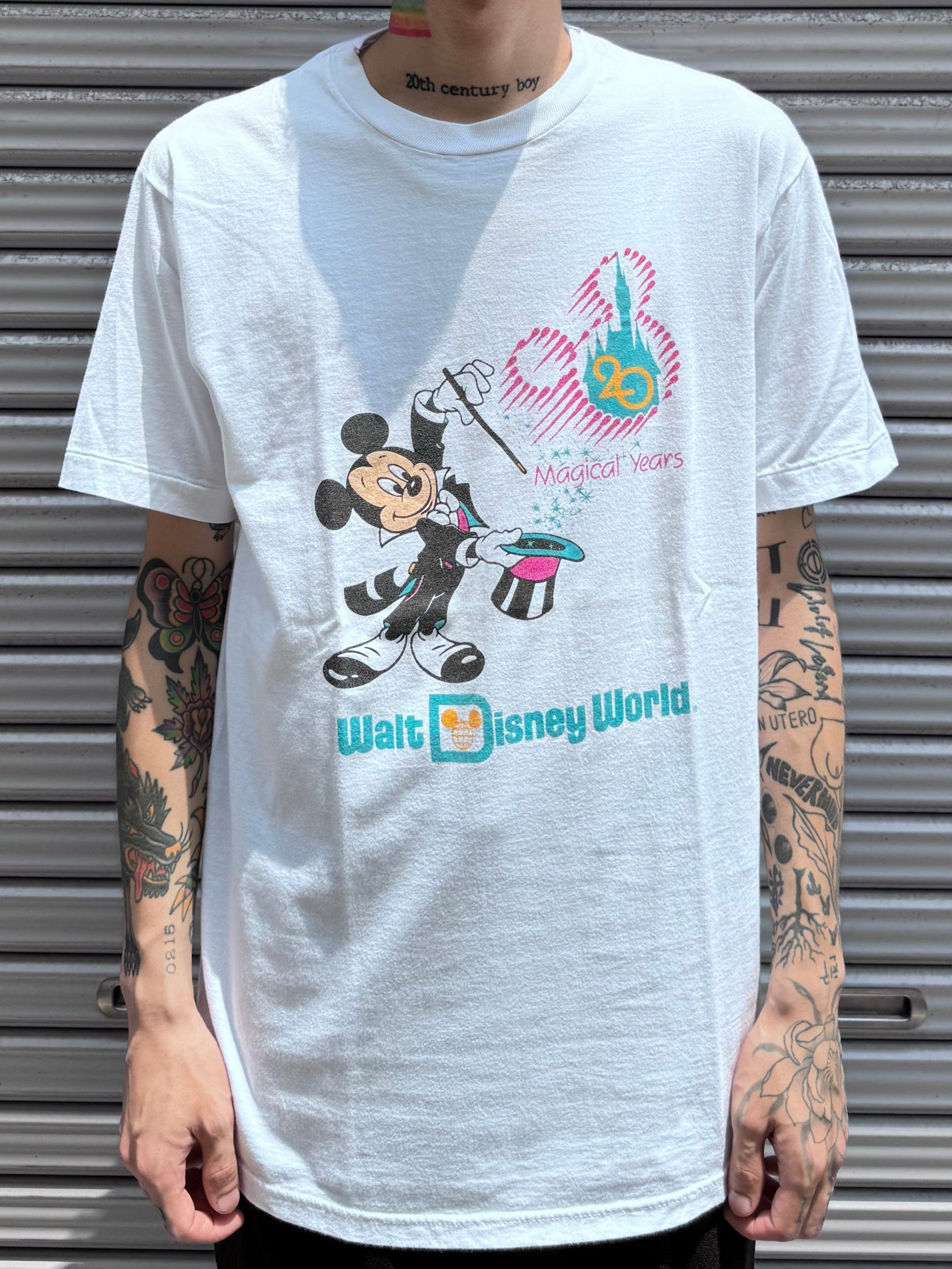 90’s DISNEY「20 Magical Years」USA製 キャラクターTシャツ